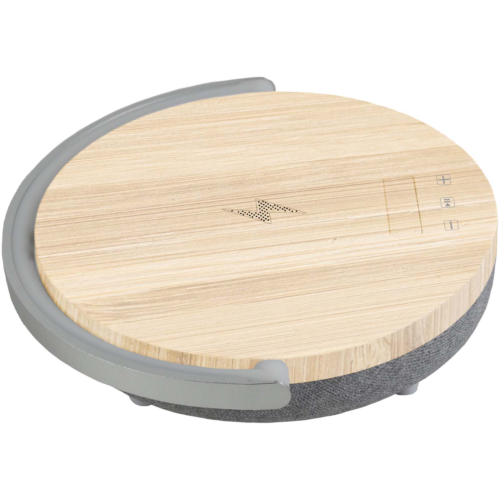 Enceinte Bluetooth® 4-en-1 Prixton de 10 W avec lumière LED et station de charge sans fil