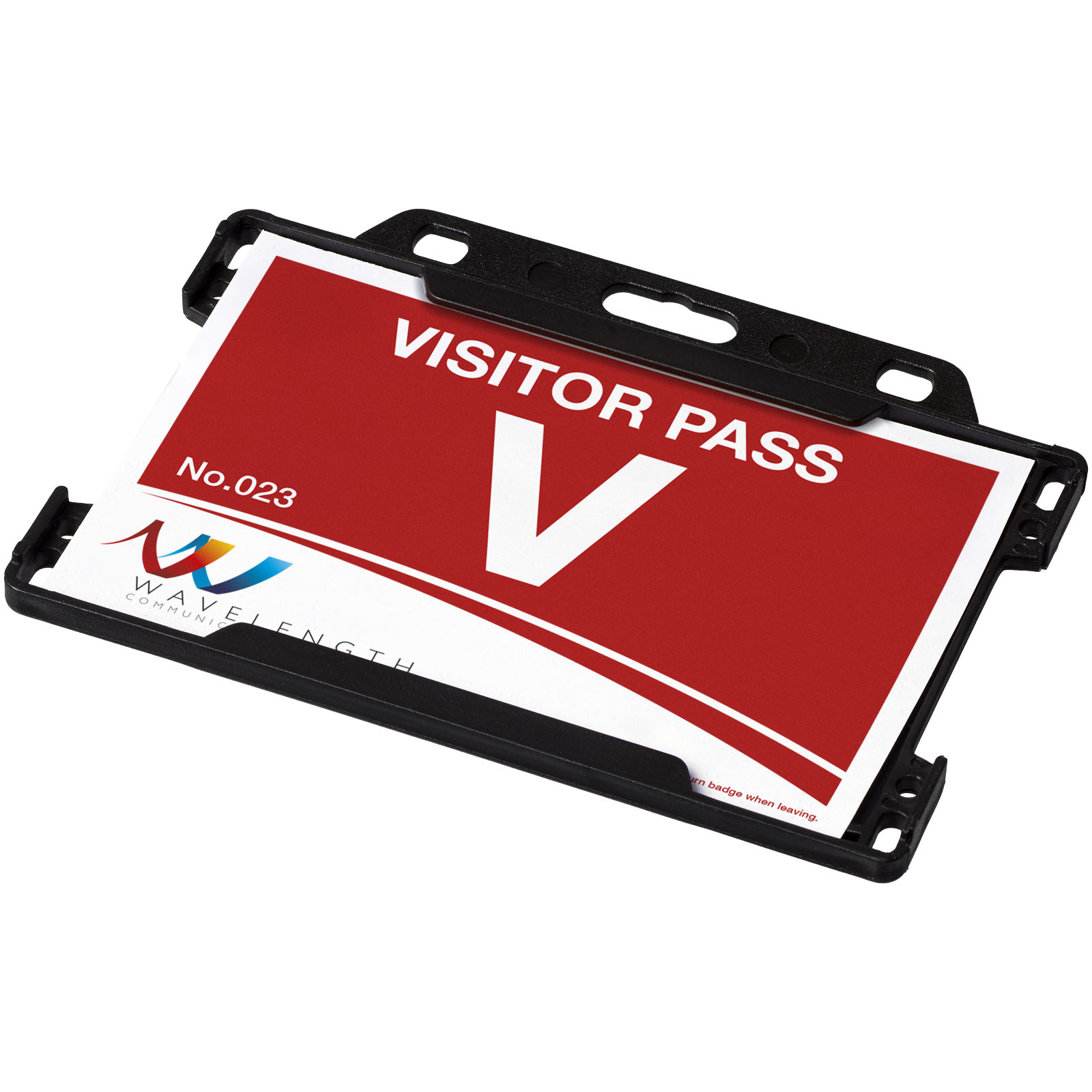 Porte-cartes Vega en plastique recyclé