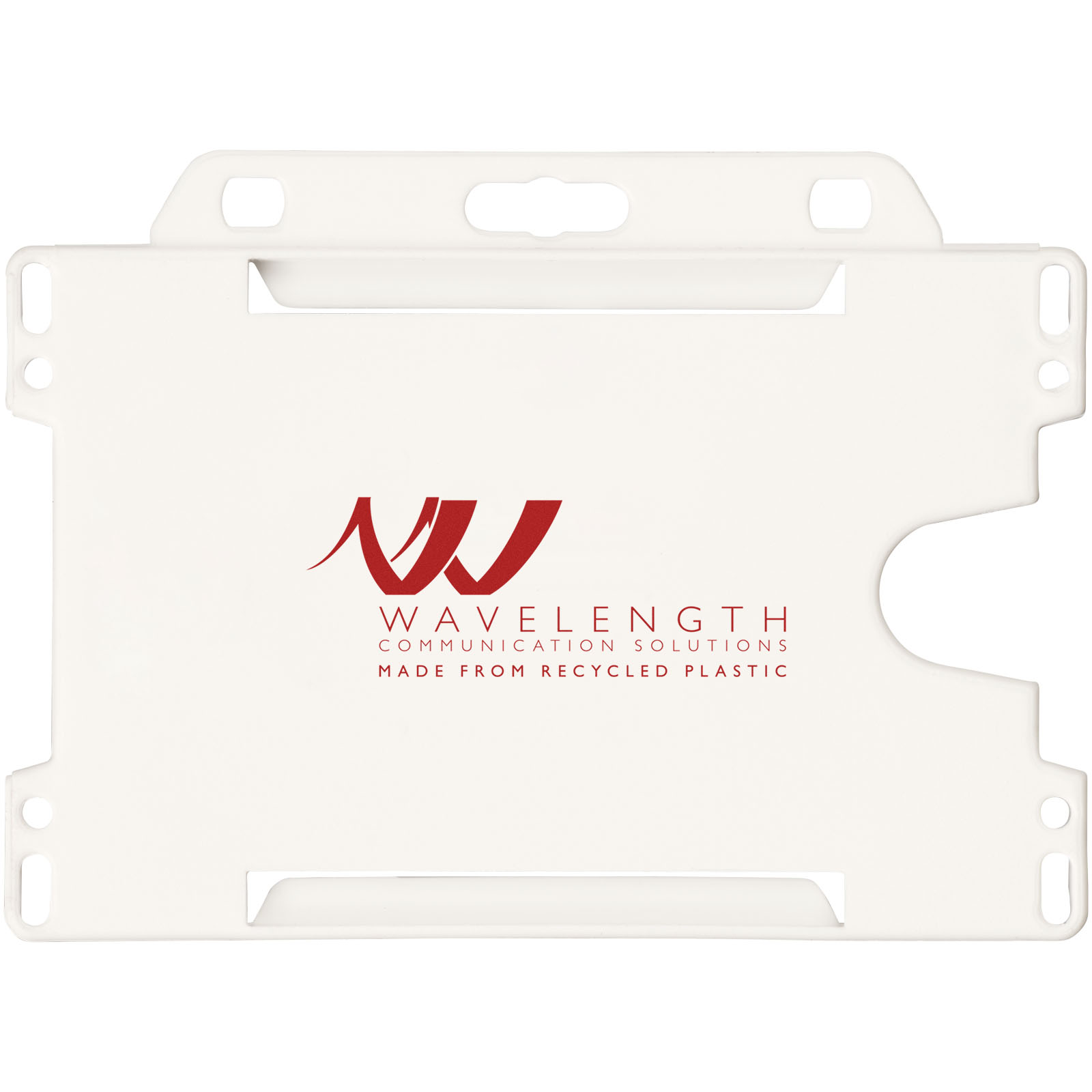 Porte-cartes Vega en plastique recyclé