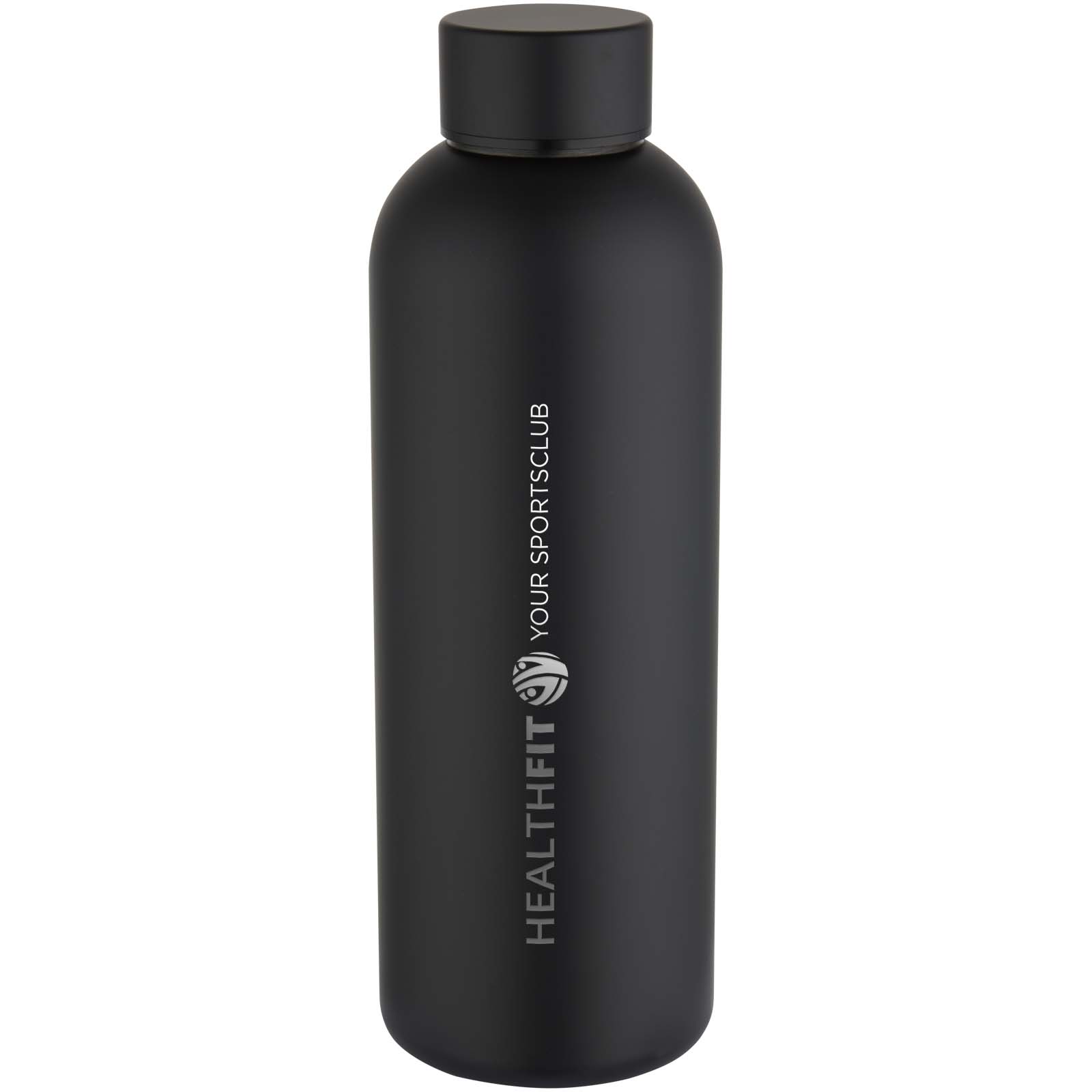 Bouteille d’eau Spring de 750 ml en acier inoxydable recyclé certifié RCS à simple paroi