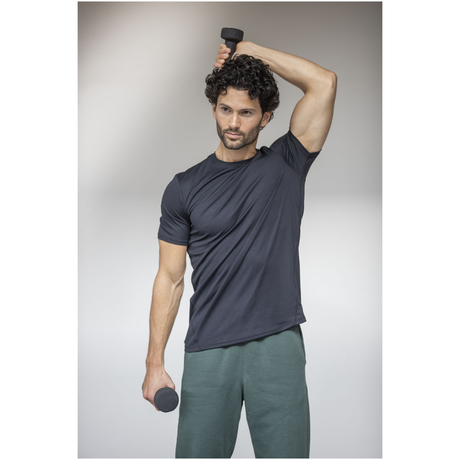 Elevate T-shirt de 105 g/m² Kratos à manches courtes cool fit pour homme