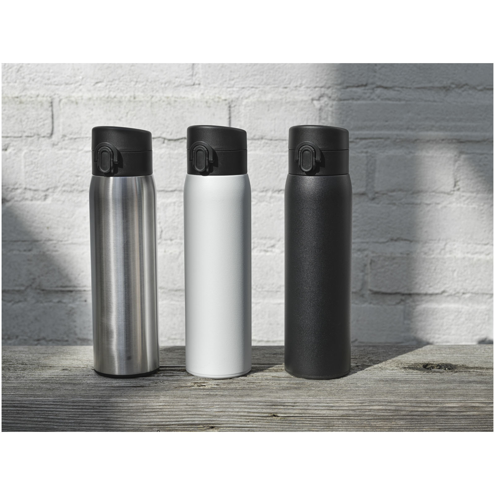 Fiole isotherme Sika de 450 ml en acier inoxydable recyclé certifié RCS