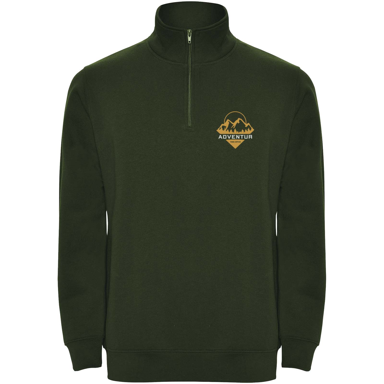 Roly Pull zippé de 280 g/m² Aneto avec fermeture quart de zip