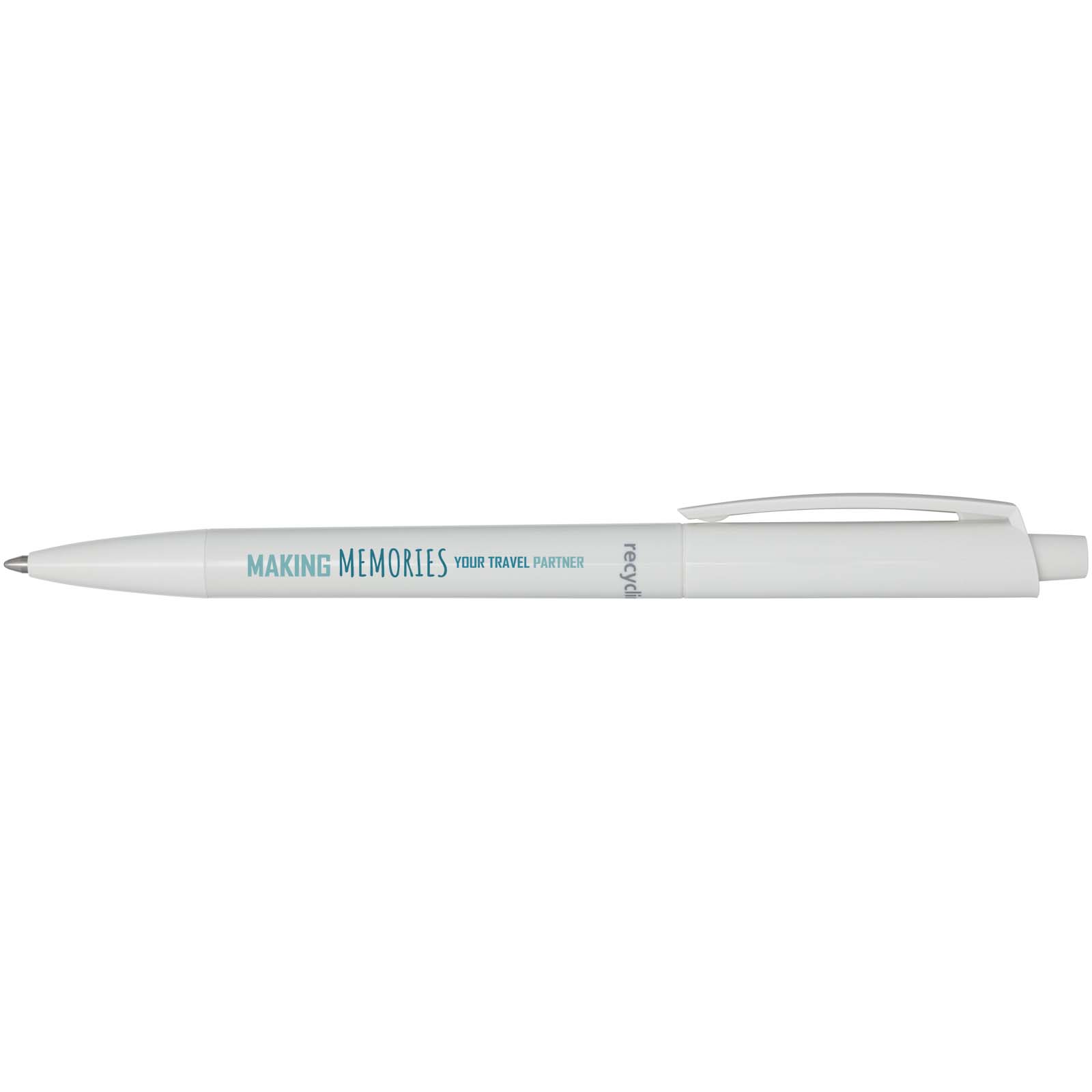 Marksman Stylo bille en plastique recyclé Martha (encre bleue)
