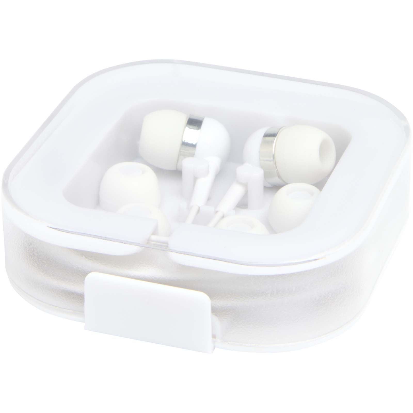 Casque filaire type C Baekdu avec boîte de rangement en plastique recyclé