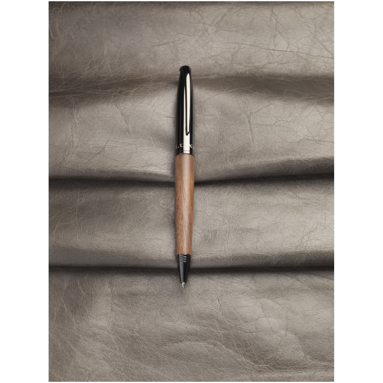 Luxe Stylo à bille avec corps en bois Loure (encre noire)