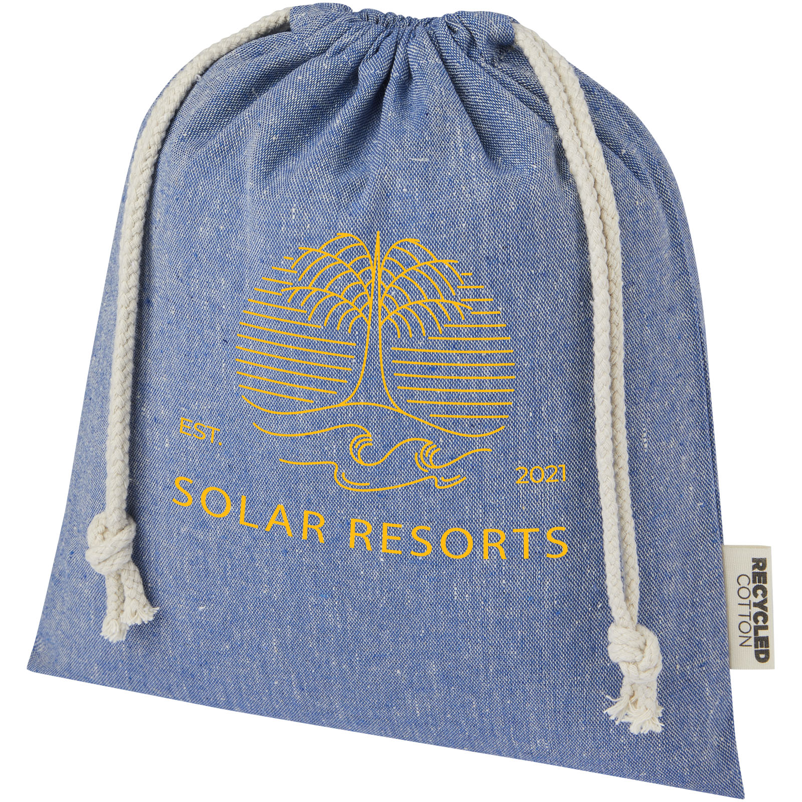 Sac cadeau moyen Pheebs en coton recyclé GRS 150 g/m² de 1,5 L