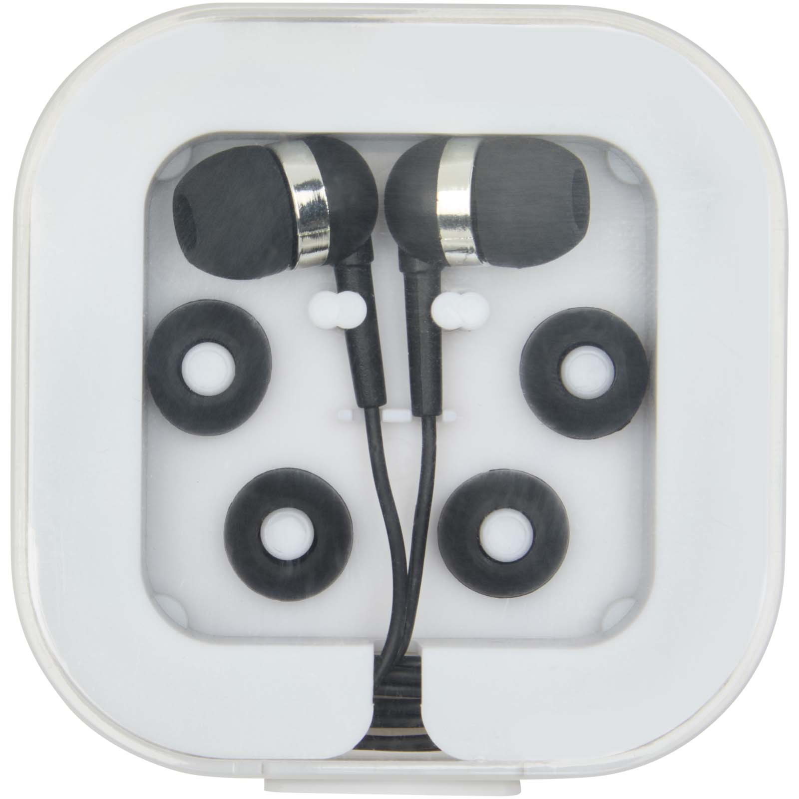 Casque filaire type C Baekdu avec boîte de rangement en plastique recyclé