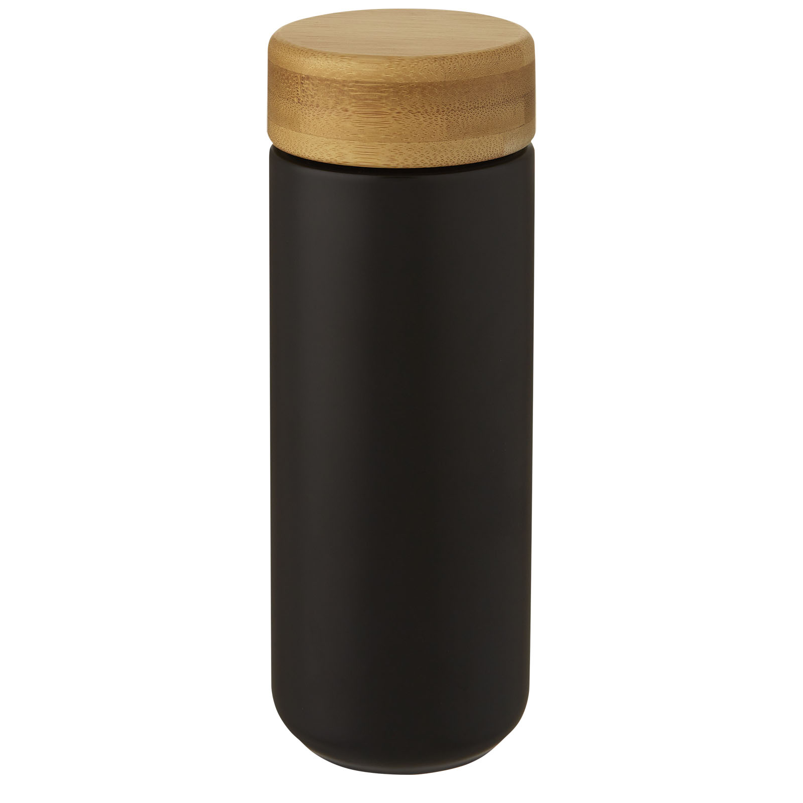 Gobelet en céramique Lumi de 300 ml avec couvercle en bambou
