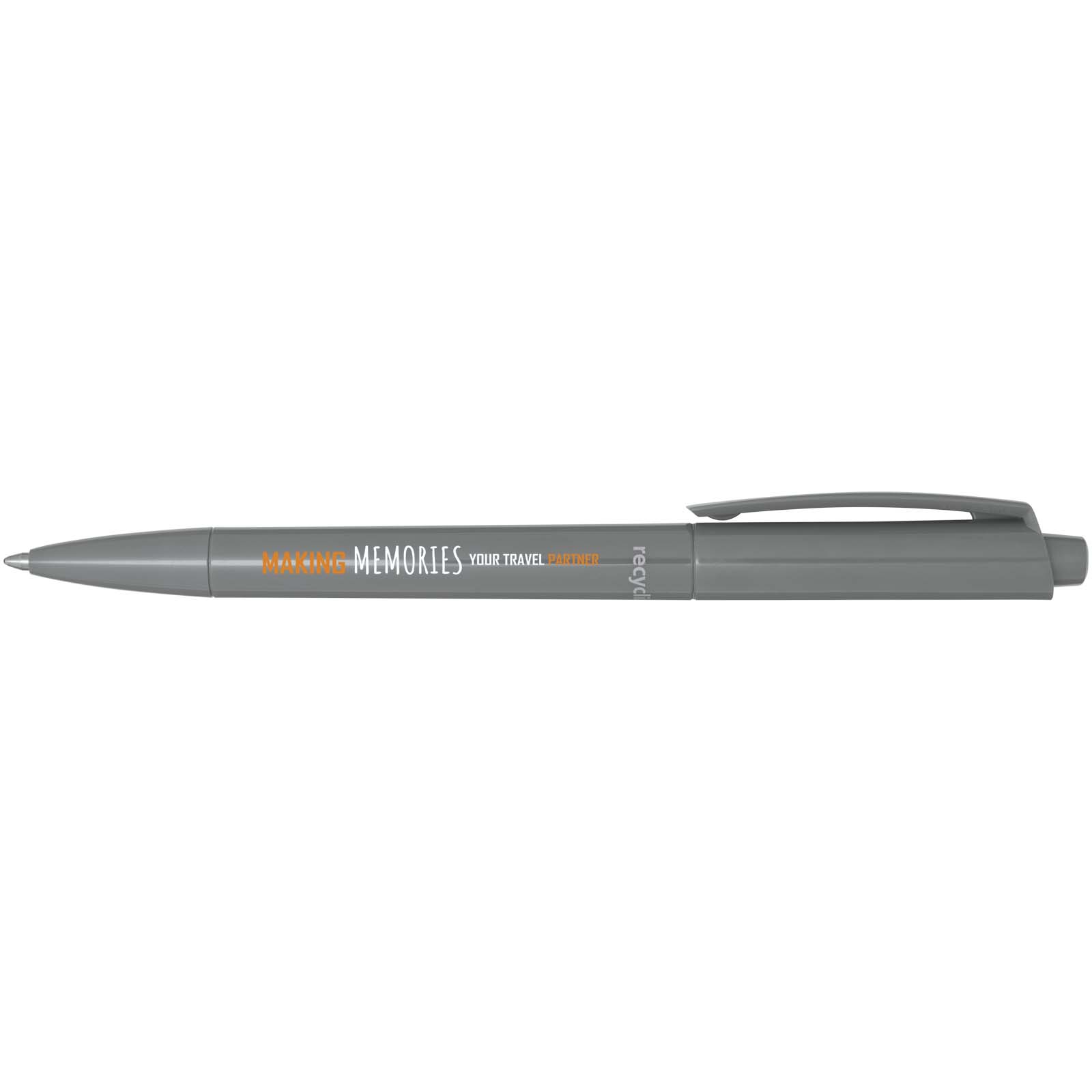 Marksman Stylo bille en plastique recyclé Martha (encre bleue)