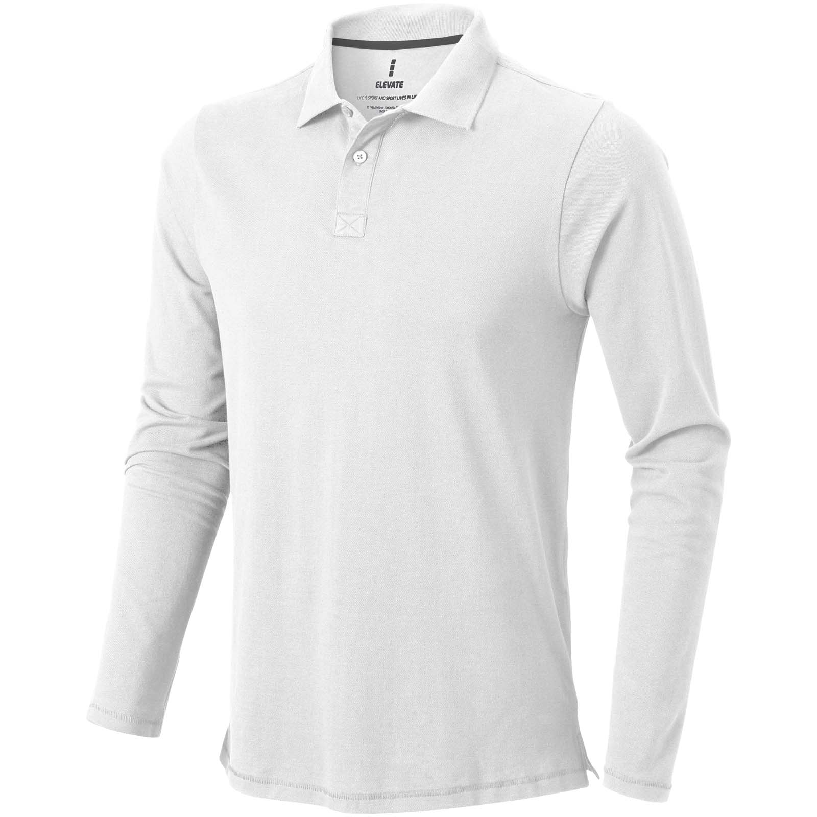 Elevate Polo manches longues homme de 180 g/m² Calgary