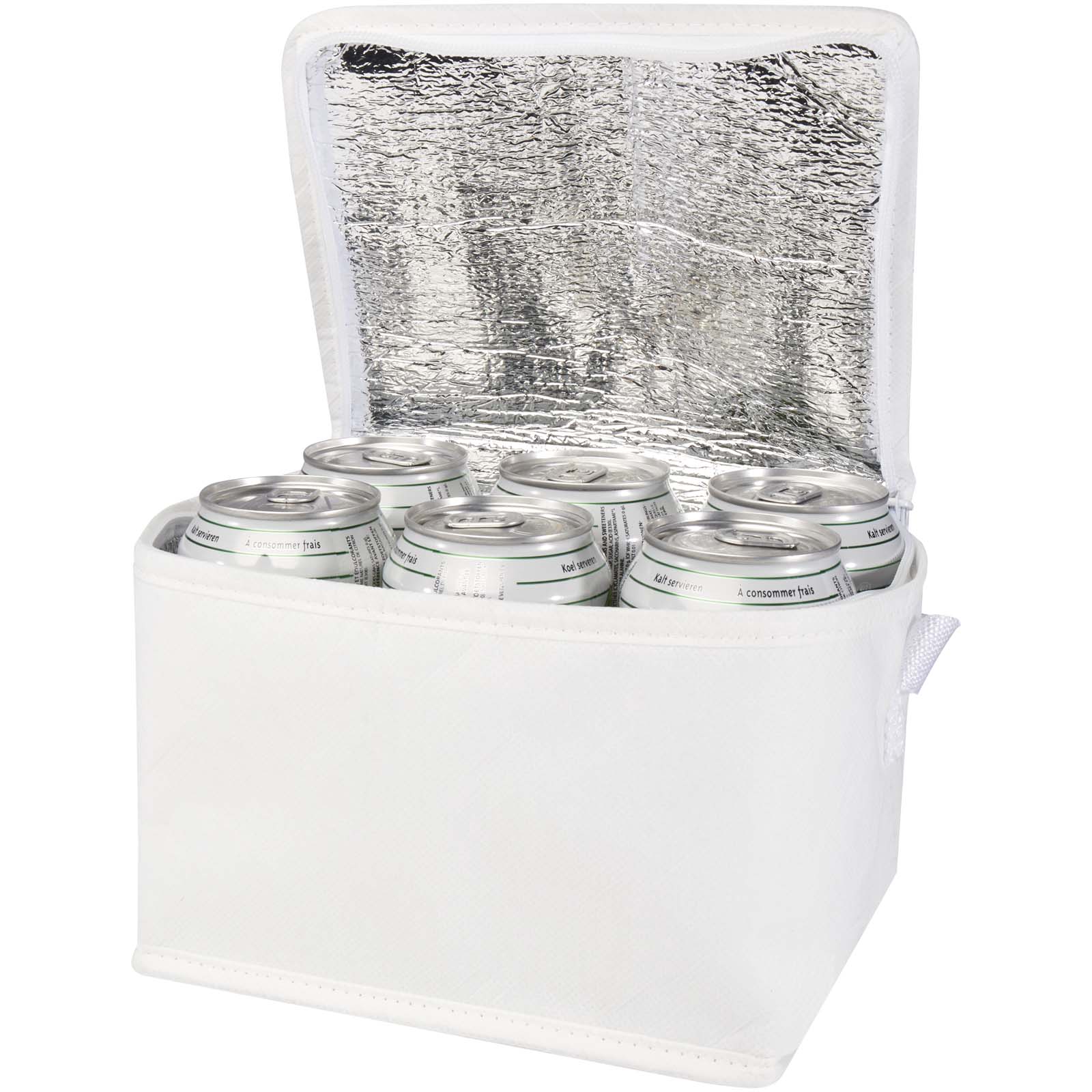 Sac isotherme Spectrum non tissé recyclé GRS de 4L pour 6 canettes