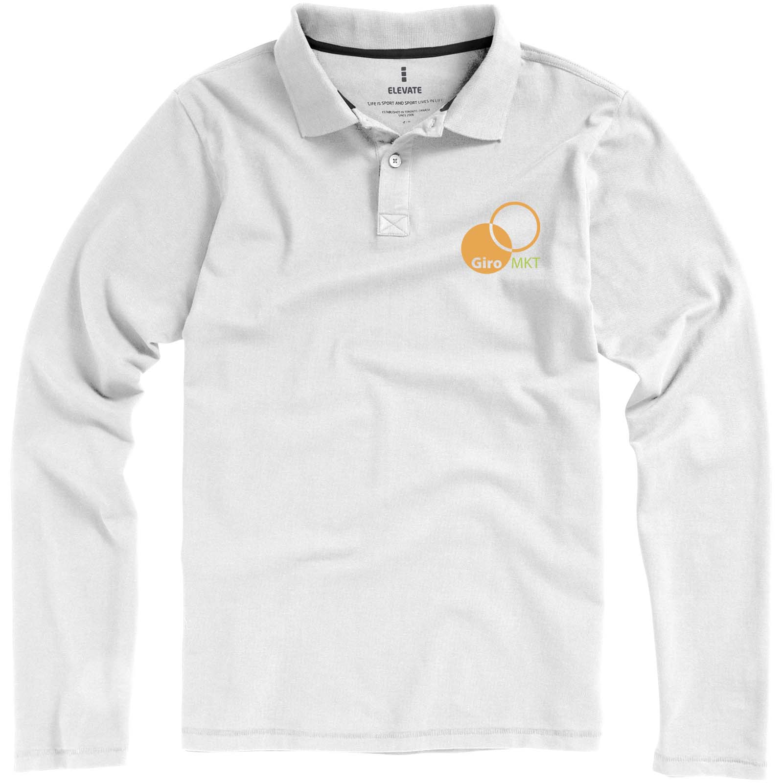 Elevate Polo manches longues homme de 180 g/m² Calgary
