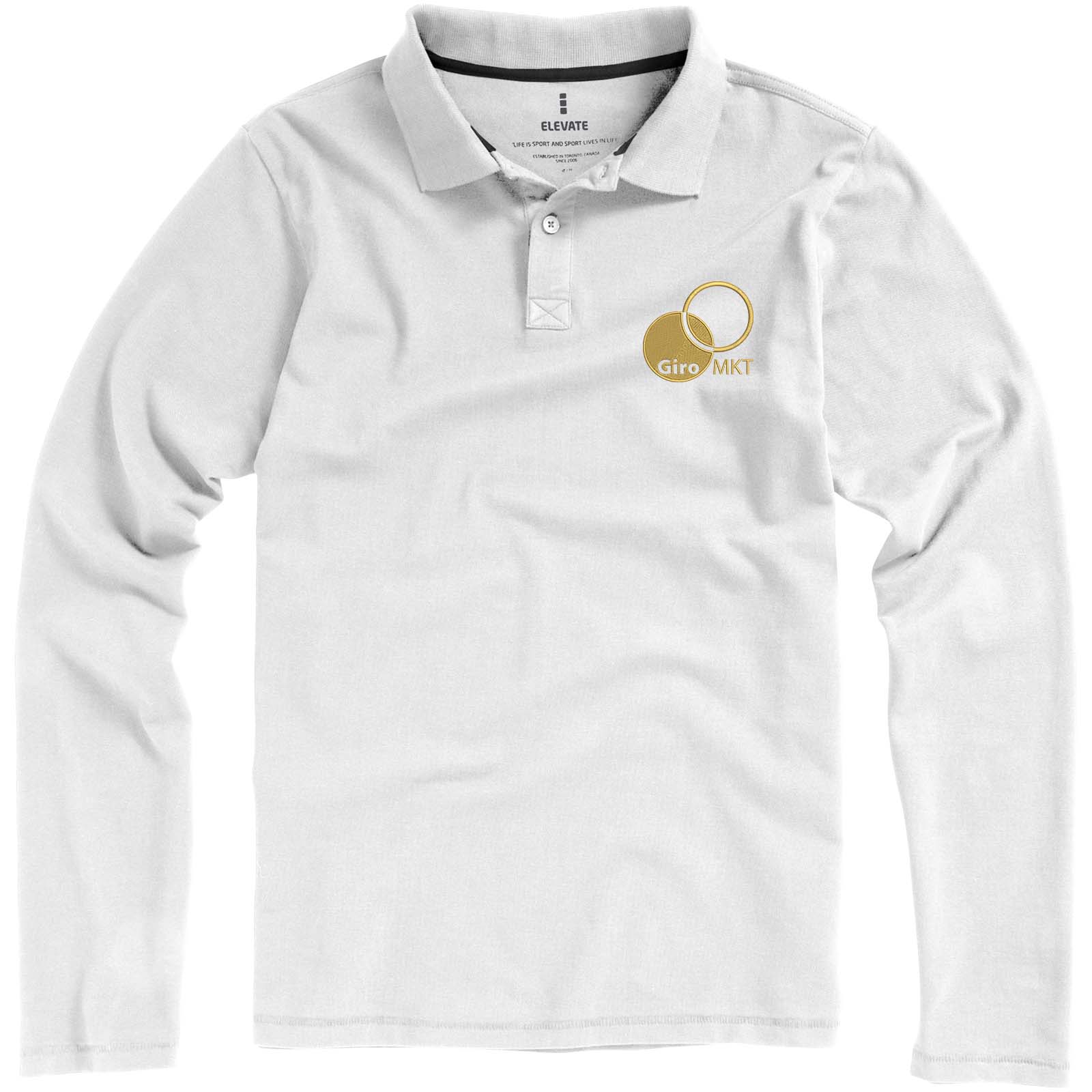 Elevate Polo manches longues homme de 180 g/m² Calgary