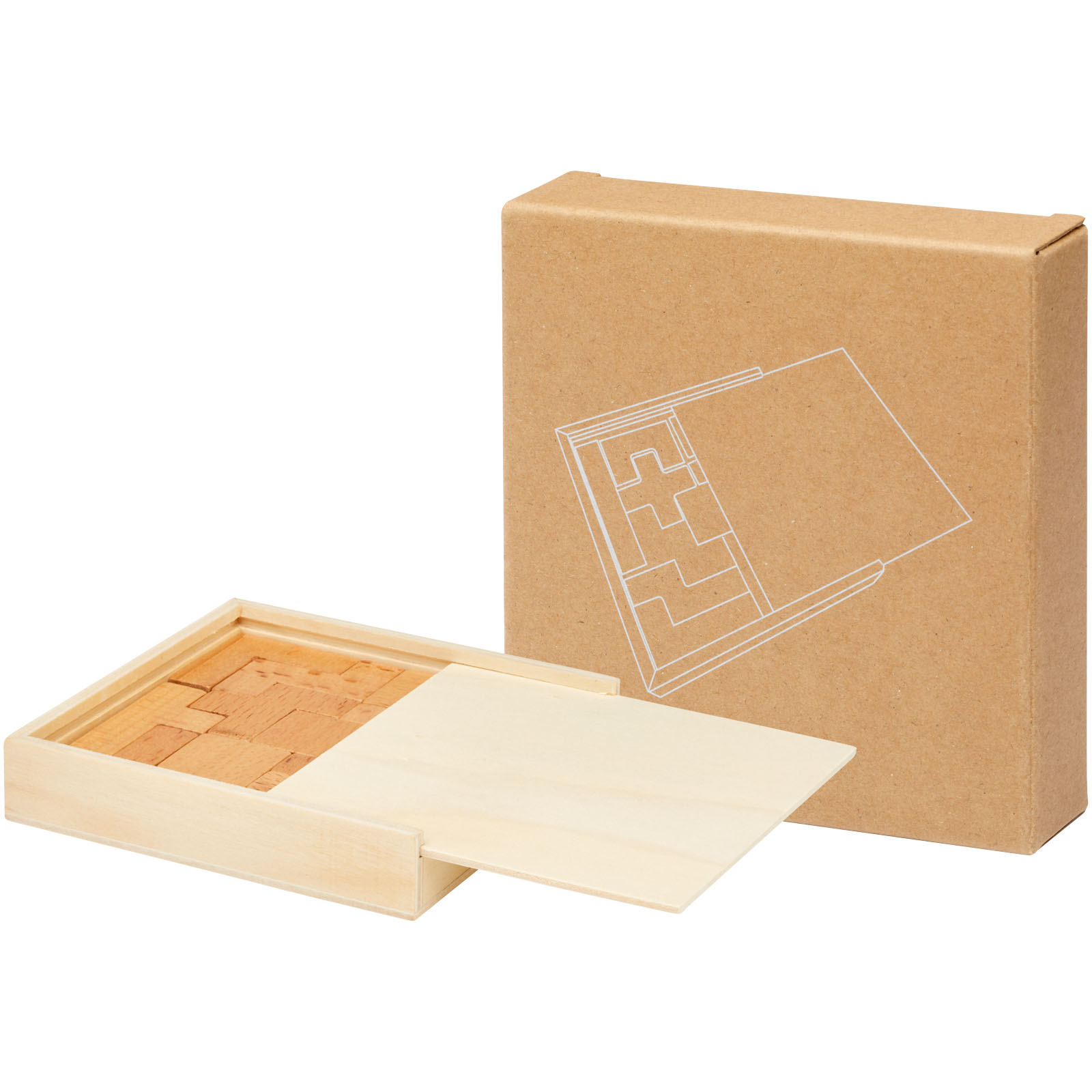 Puzzle Bark en bois