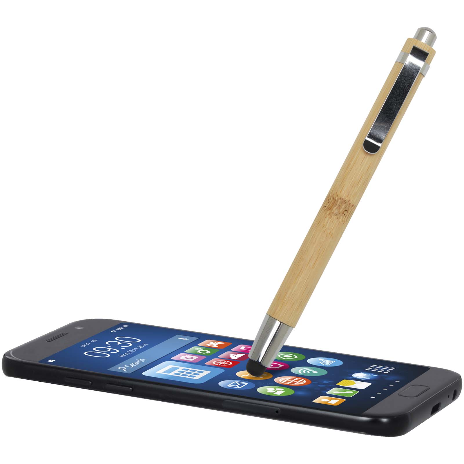 Stylo bille Elm en bambou (encre noire)
