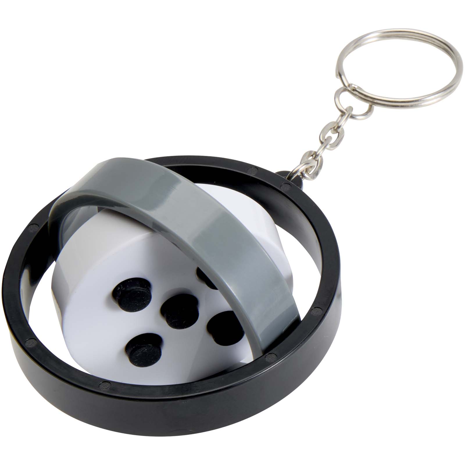 Porte-clés fidget gyroscope en plastique recyclé Spinx
