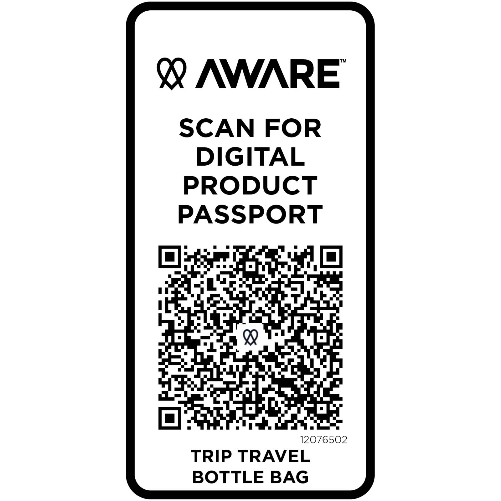 Sac porte-bouteille Trip Aware™ de 2 L en matériaux recyclés