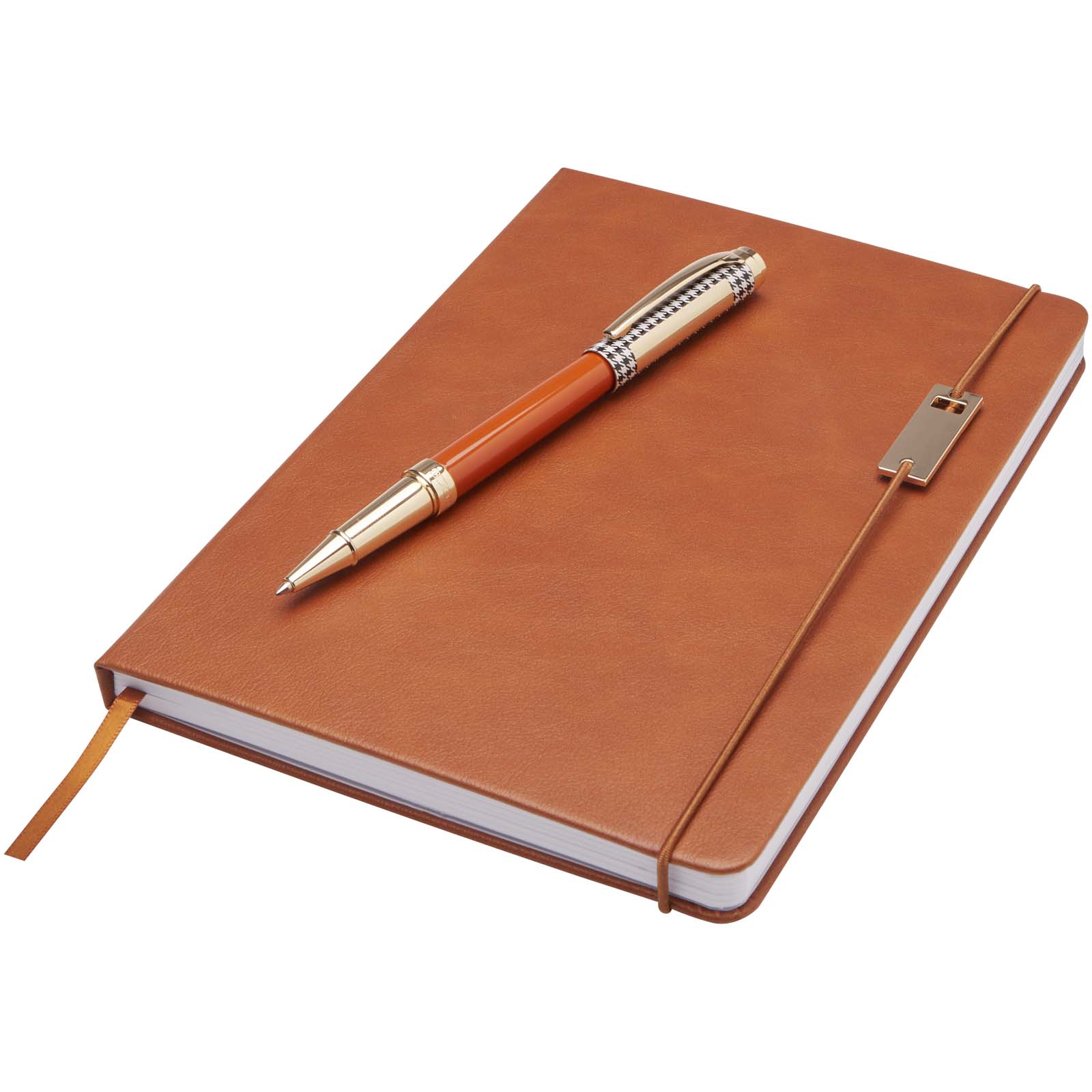 Luxe Ensemble Legato comprenant carnet A5, stylo bille et stylo roller (encre bleue)
