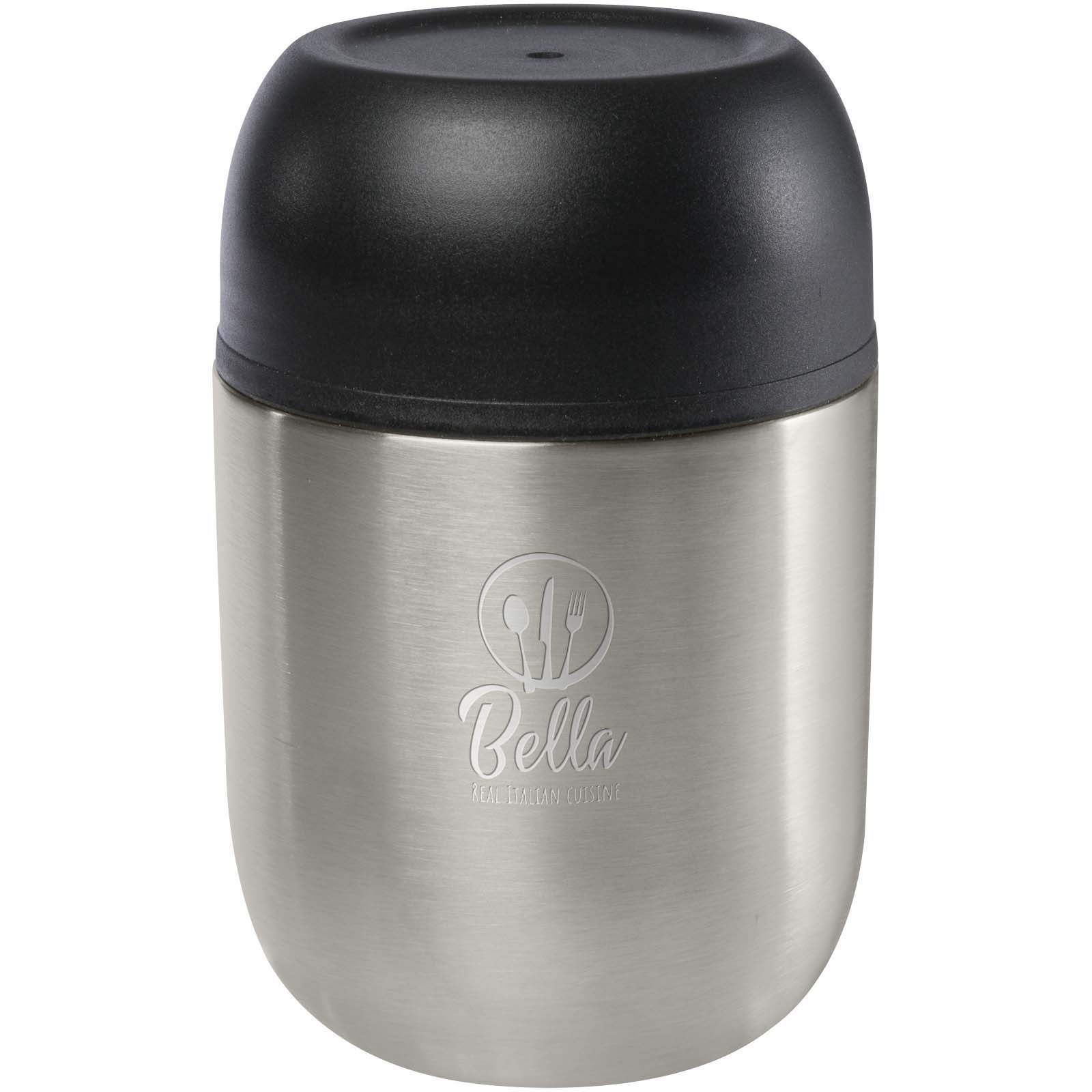 Seasons Boîte-repas Supo en acier inoxydable recyclé à double paroi de 480 ml avec cuillère pliable
