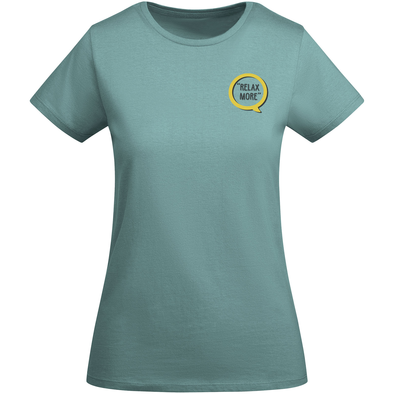 Roly T-shirt de 175 g/m² Breda en coton organique à manches courtes pour femme