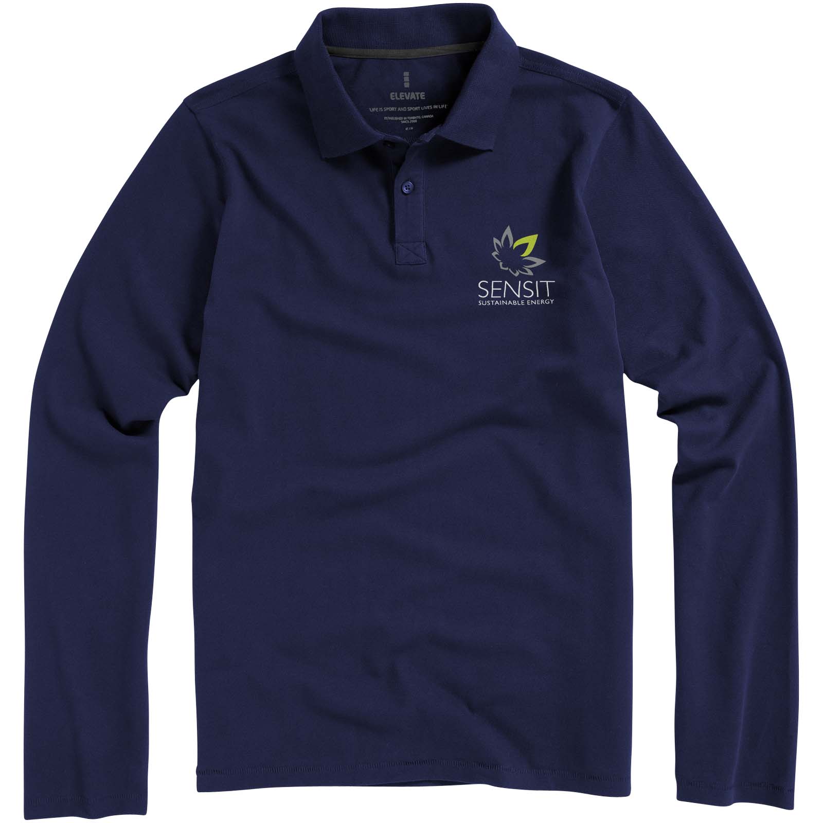 Elevate Polo manches longues homme de 180 g/m² Calgary