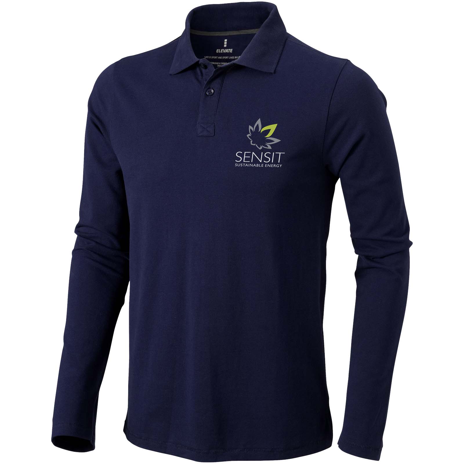 Elevate Polo manches longues homme de 180 g/m² Calgary