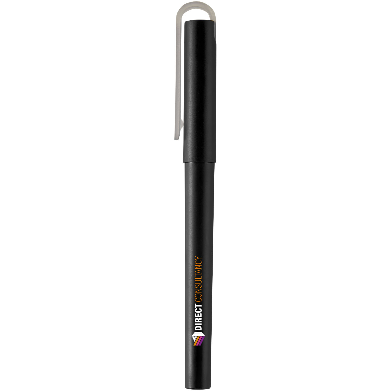 Stylo roller Mauna avec gel en PET recyclé (encre noire)