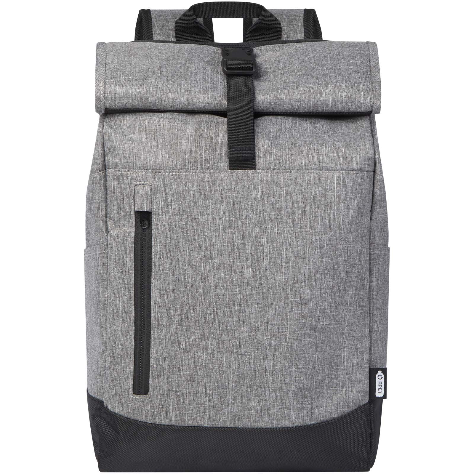Sac à dos Libra recyclé GRS avec rabat enroulable pour ordinateur portable de 15,6" 12L
