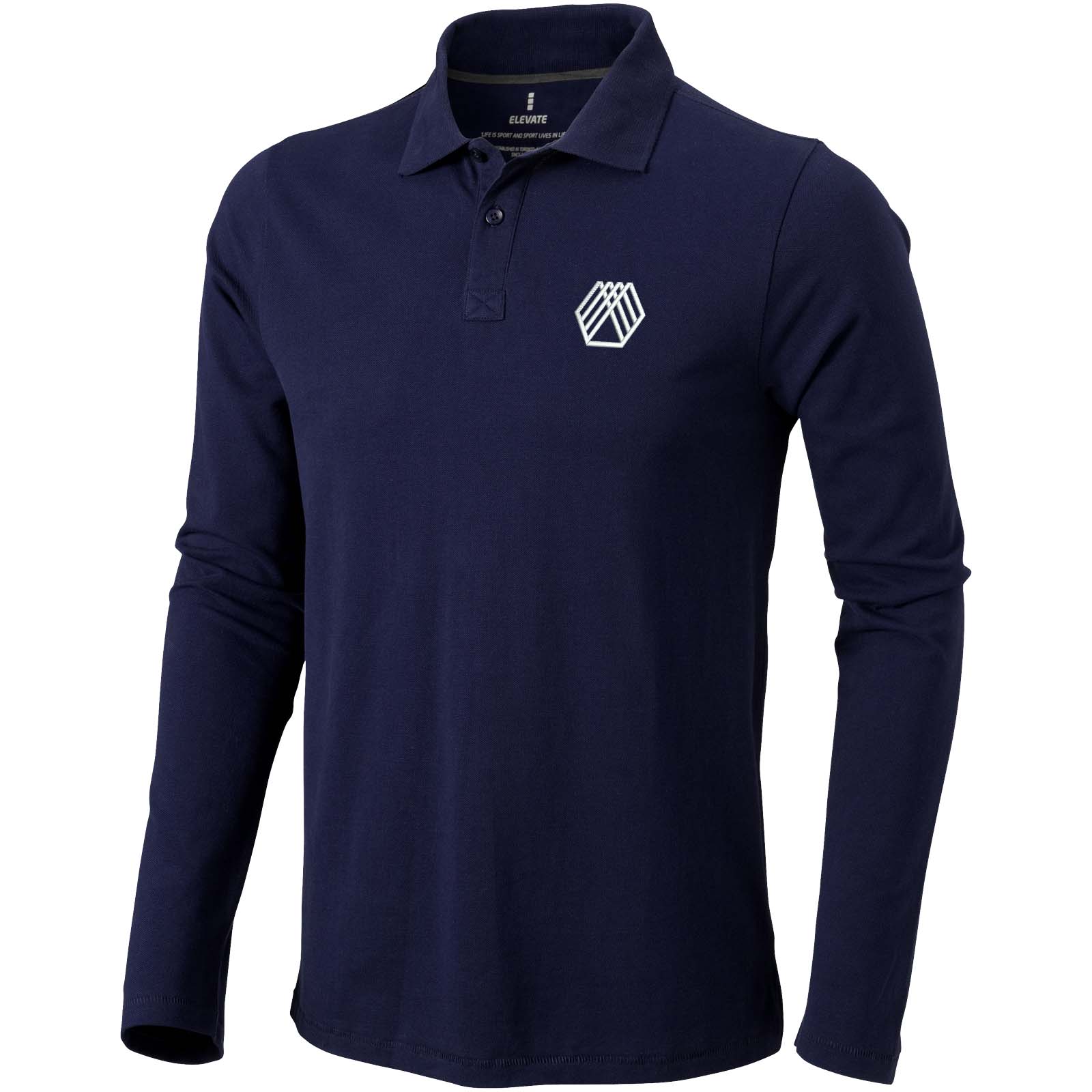 Elevate Polo manches longues homme de 180 g/m² Calgary