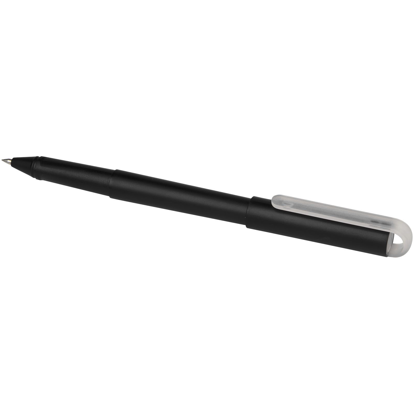 Stylo roller Mauna avec gel en PET recyclé (encre noire)