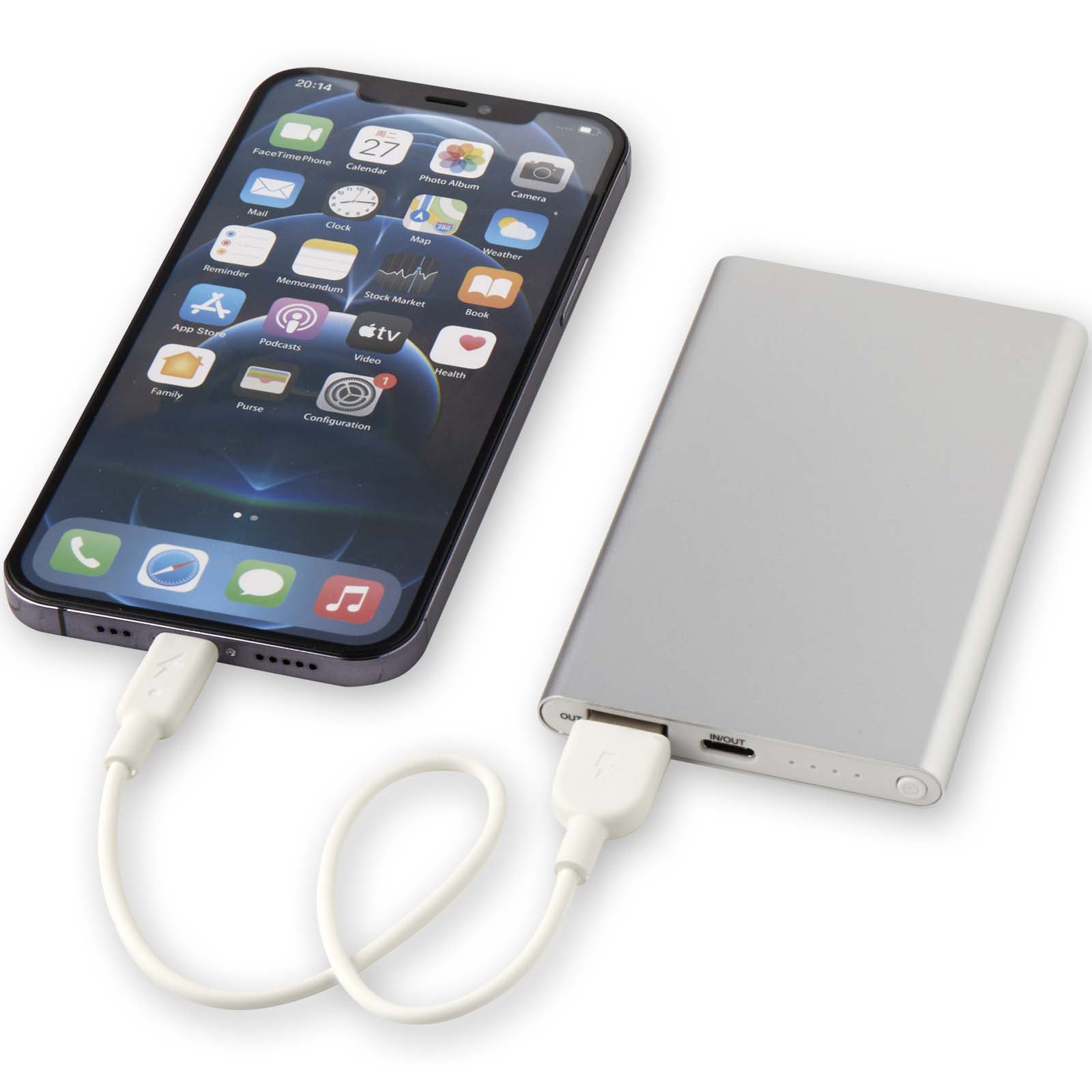 Batterie de secours en aluminium 4000 mAh Pep