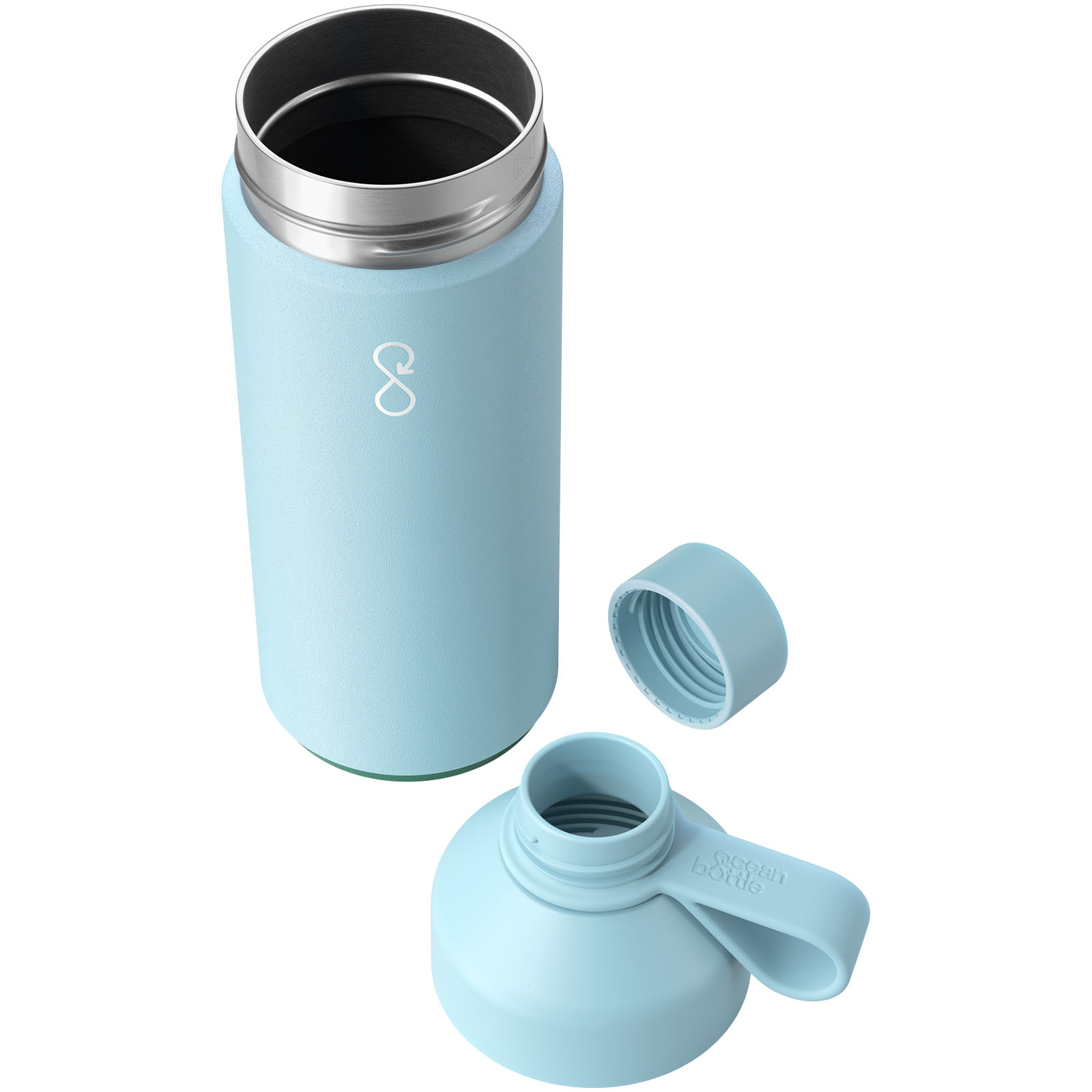 Bouteille d'eau Big Ocean Bottle de 1 000 ml avec isolation par le vide