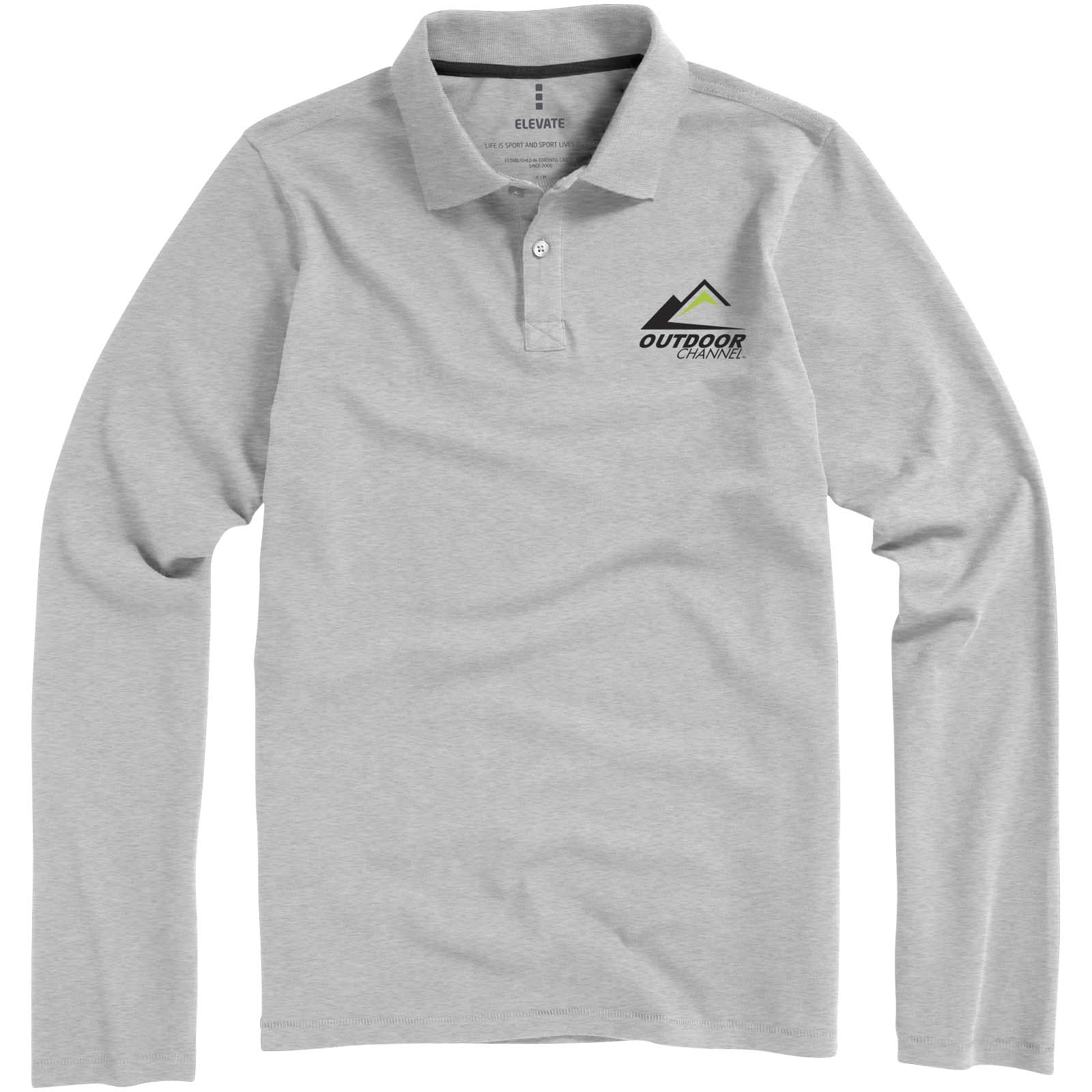 Elevate Polo manches longues homme de 180 g/m² Calgary