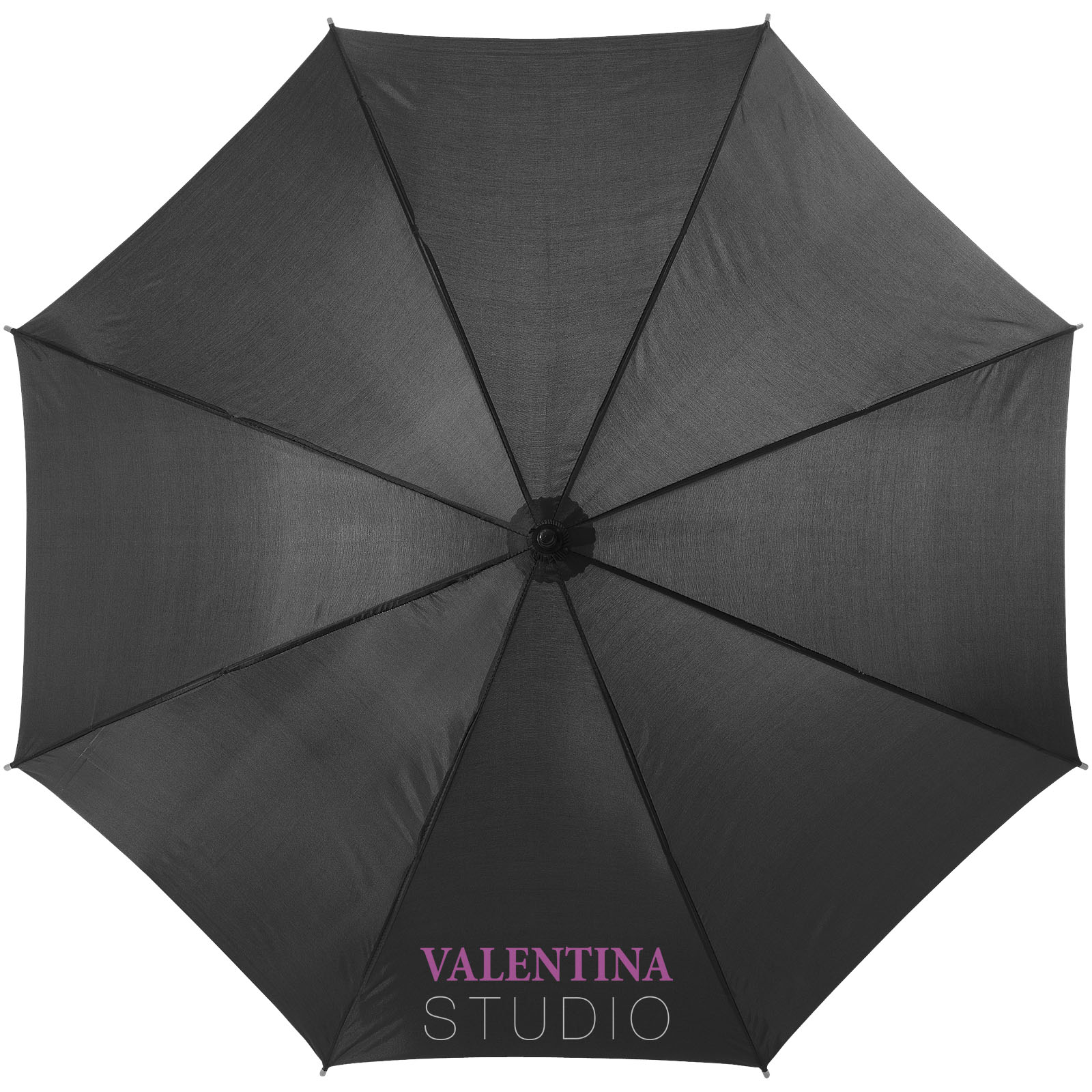 Parapluie 23" à ouverture automatique, poignée et mât en bois