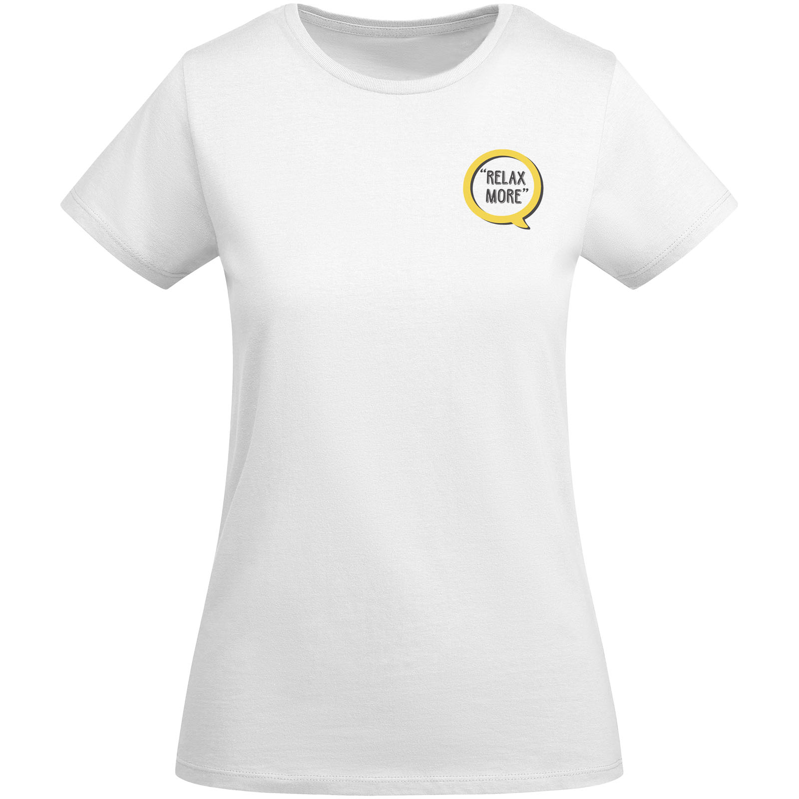 Roly T-shirt de 175 g/m² Breda en coton organique à manches courtes pour femme