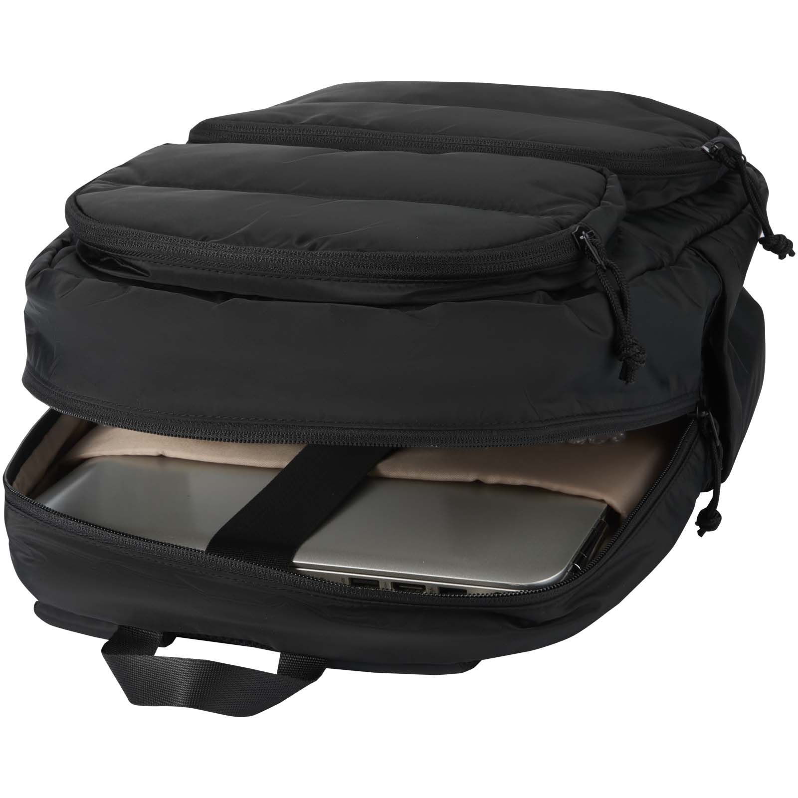 Sac à dos pour ordinateur portable Puffer de 15,6" recyclé et certifié GRS, de15 L