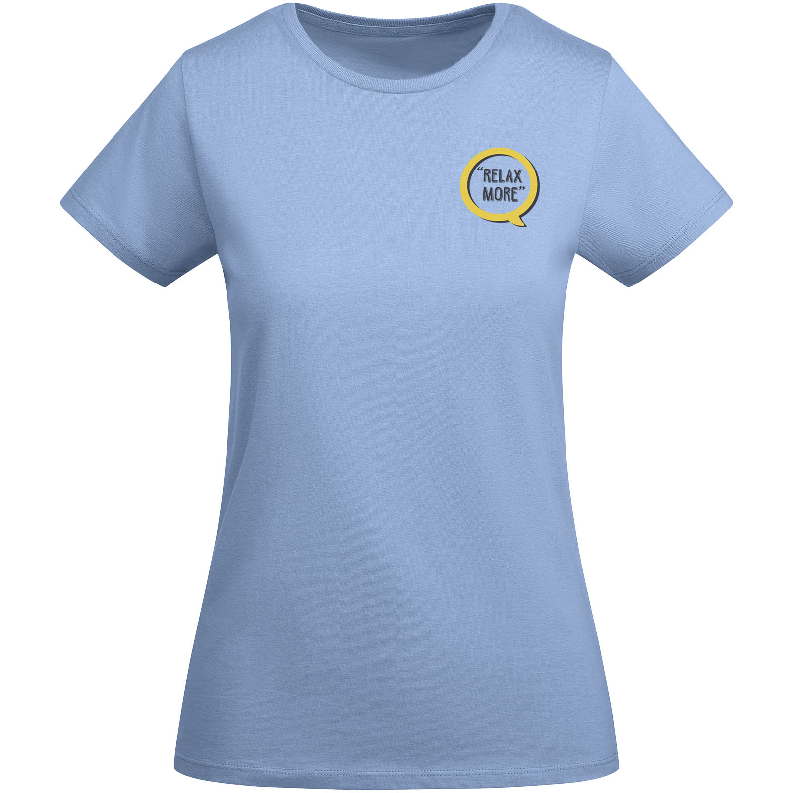 Roly T-shirt de 175 g/m² Breda en coton organique à manches courtes pour femme