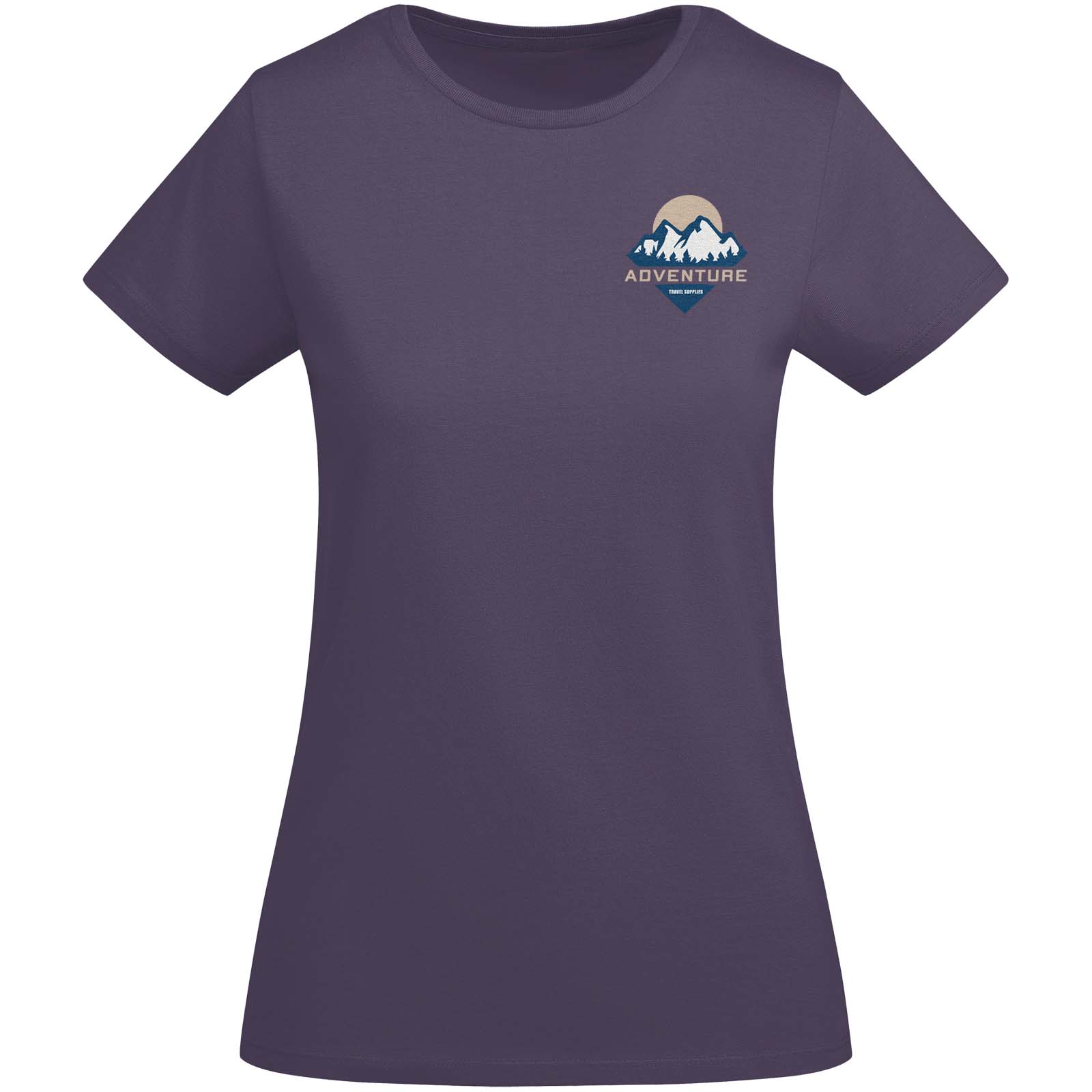 Roly T-shirt de 175 g/m² Breda en coton organique à manches courtes pour femme