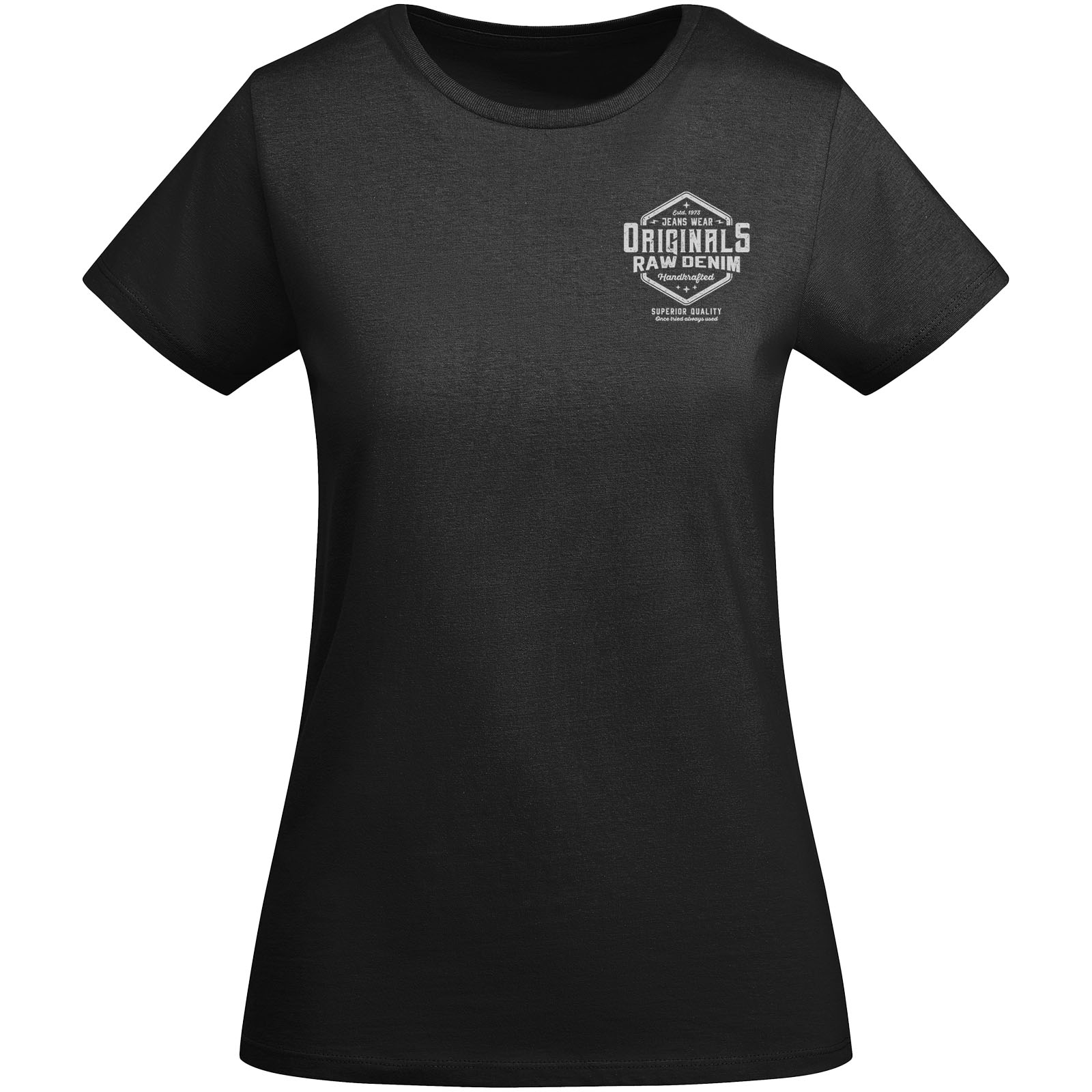 Roly T-shirt de 175 g/m² Breda en coton organique à manches courtes pour femme