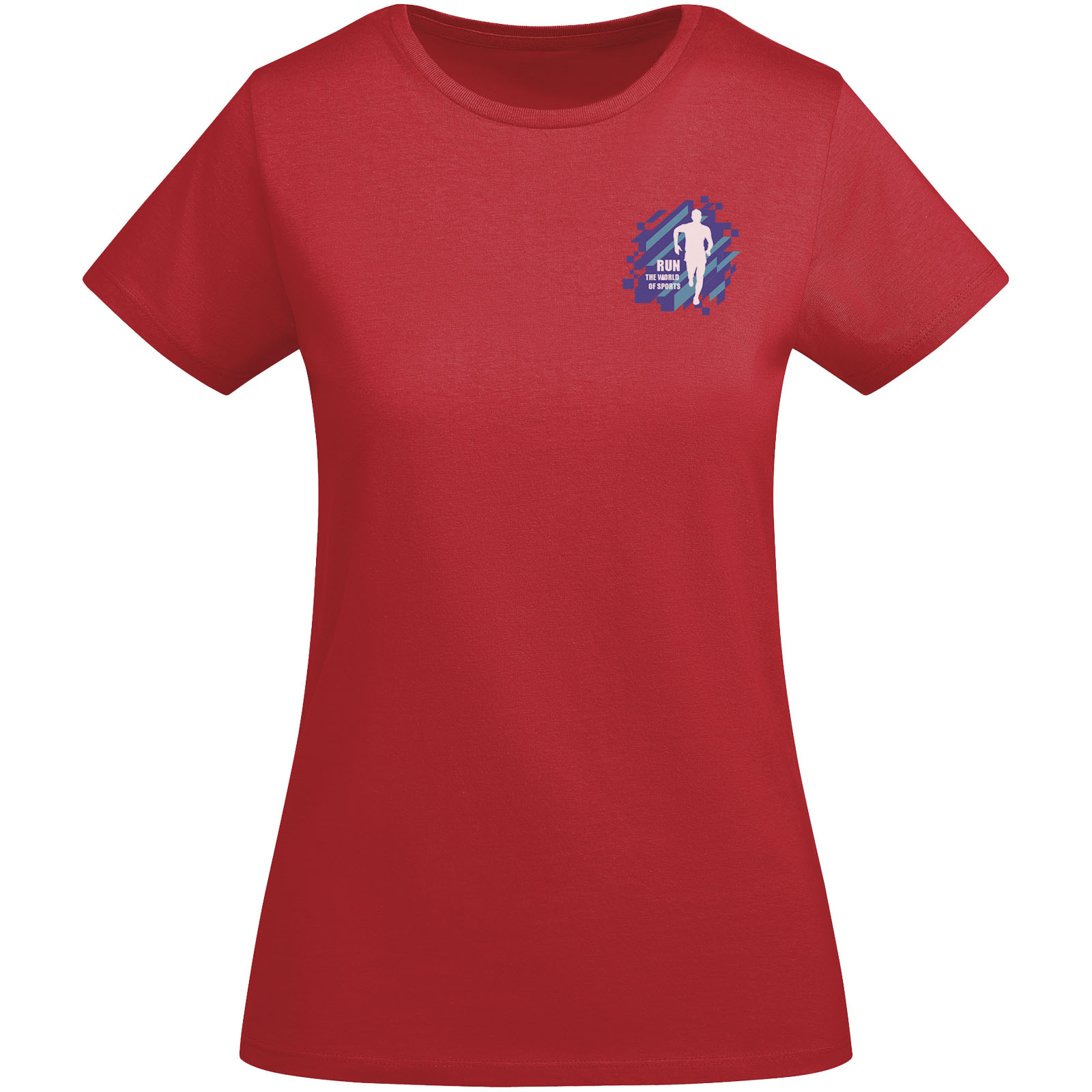 Roly T-shirt de 175 g/m² Breda en coton organique à manches courtes pour femme