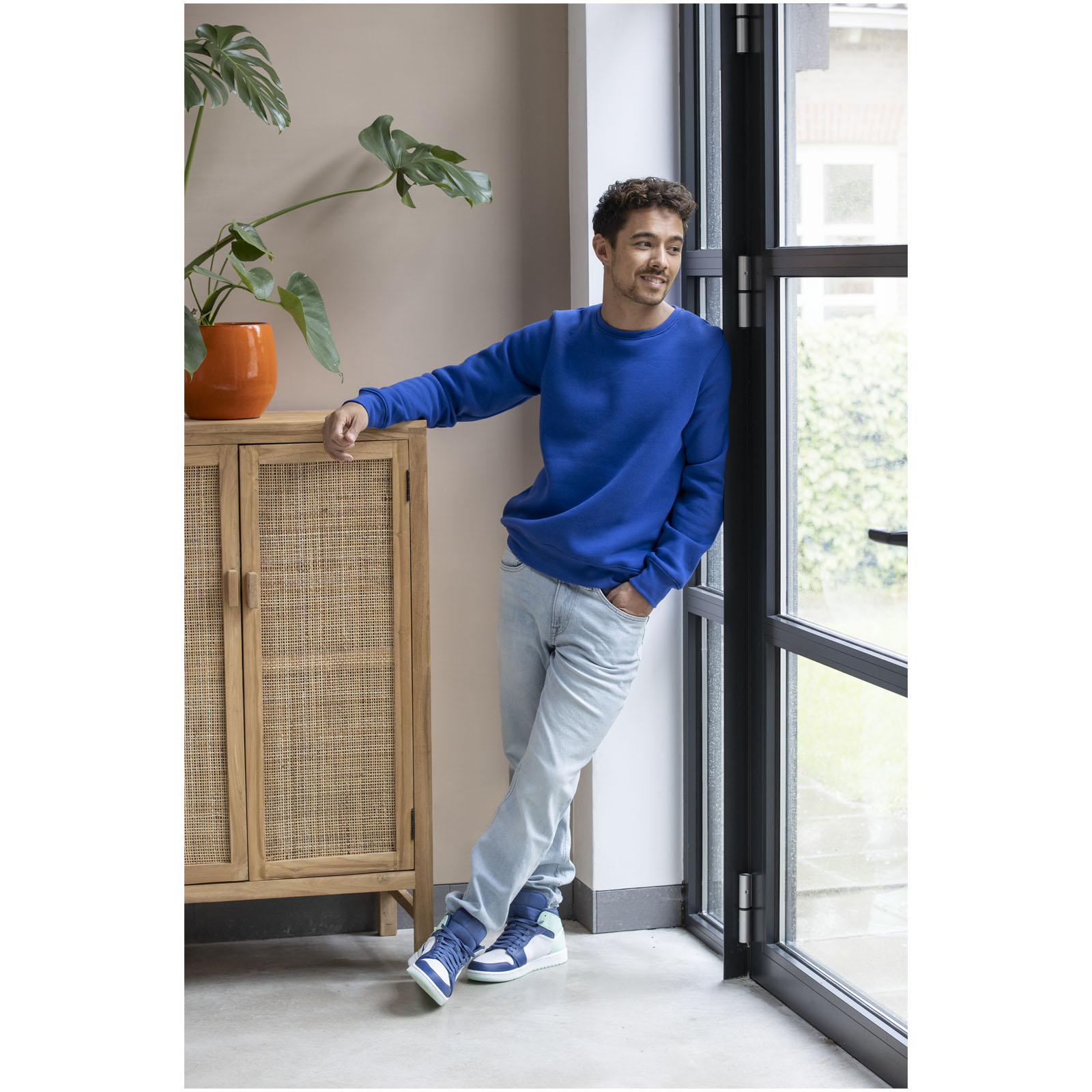 Elevate Pull ras de cou pour homme Charon de 240 g/m²