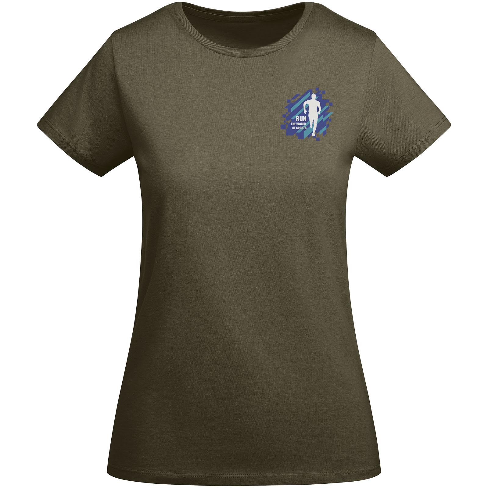 Roly T-shirt de 175 g/m² Breda en coton organique à manches courtes pour femme