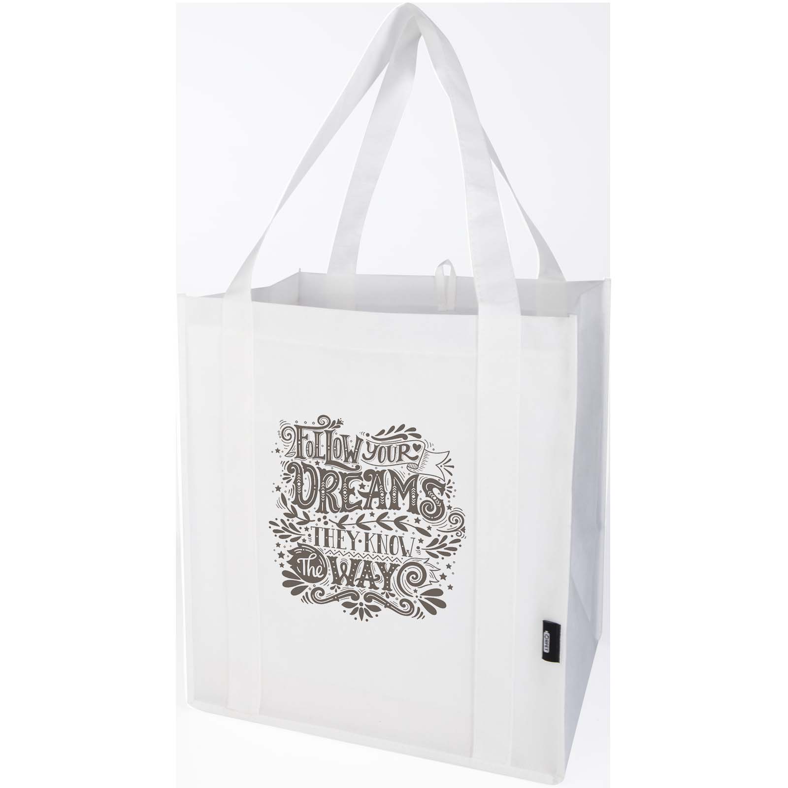 Sac shopping Liberty non tissé recyclé GRS avec fond rigide de 29L