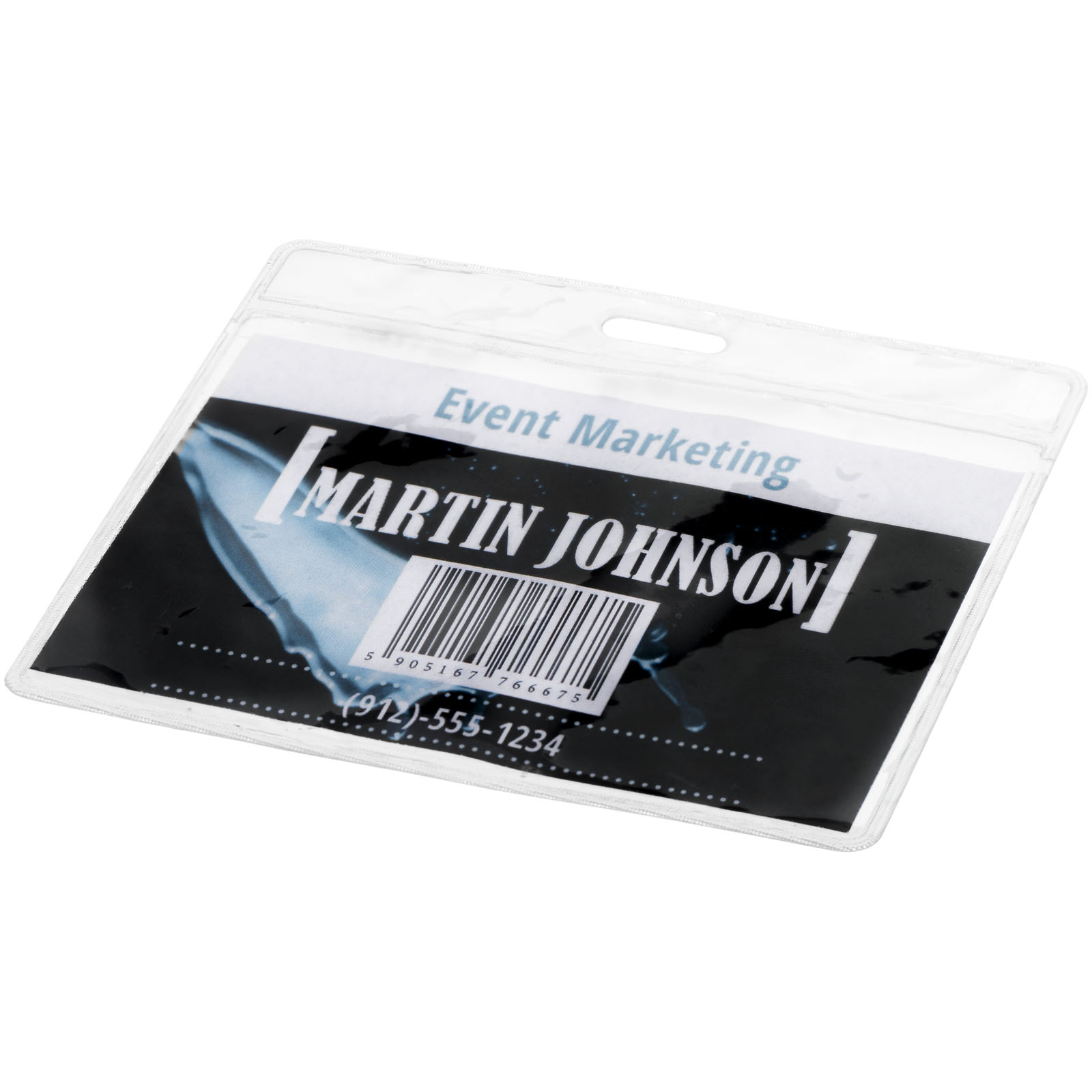 Porte-badge transparent Serge