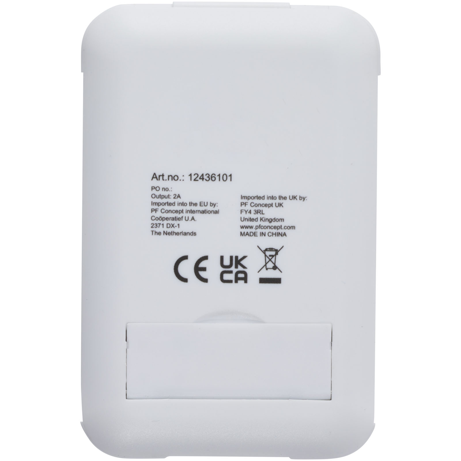 Câble de recharge modulaire en plastique recyclé Savvy avec support de téléphone
