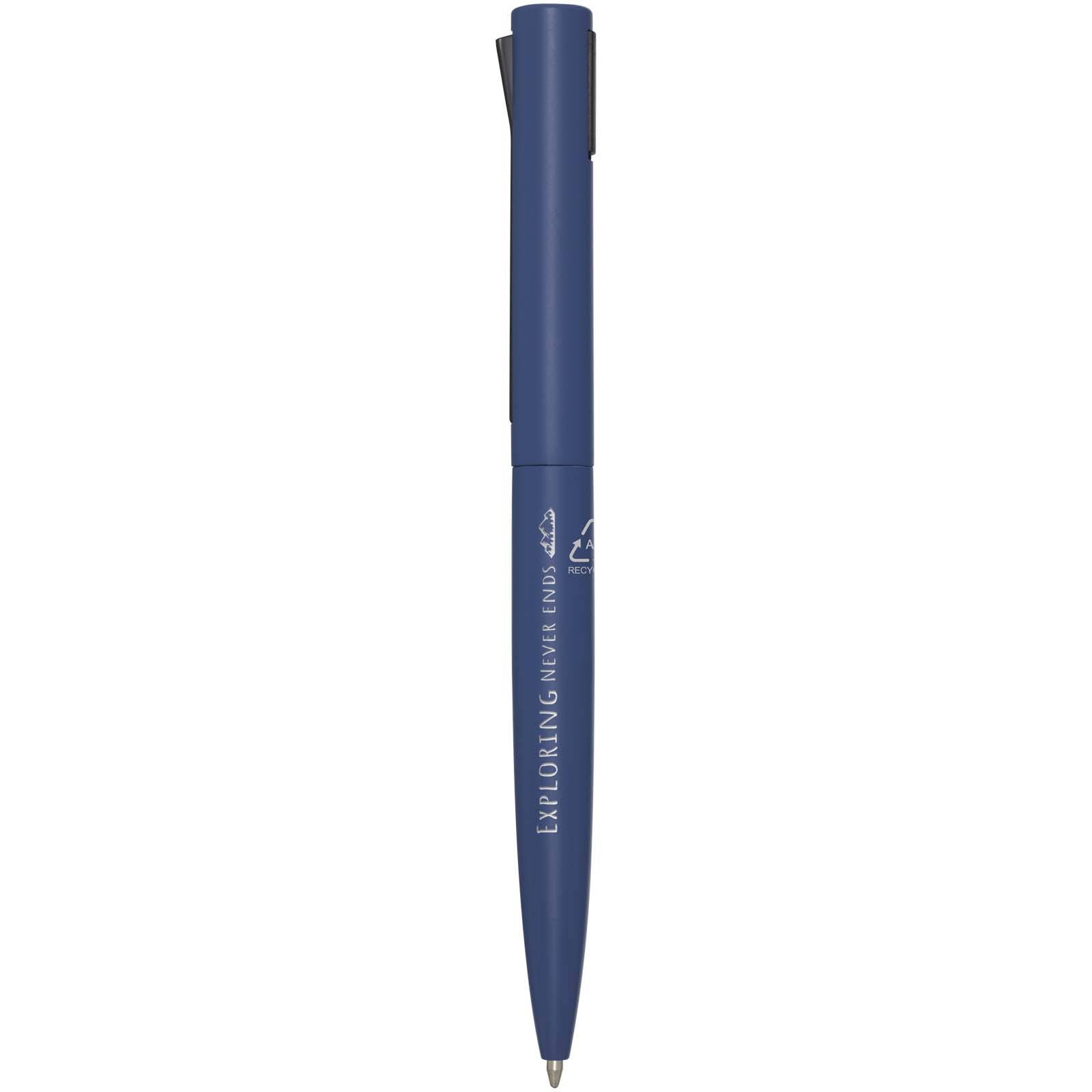 Stylo bille en aluminium recyclé Juana (encre noire)