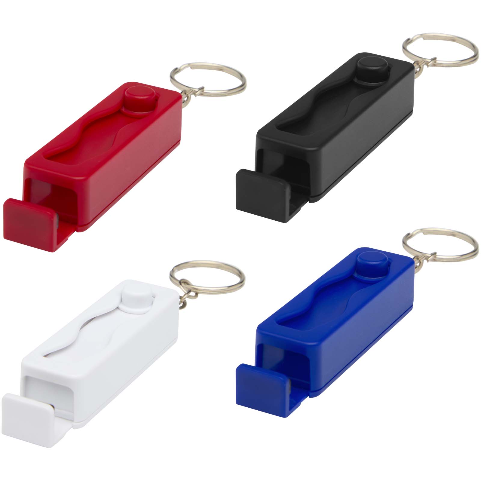 Support de téléphone Aggia avec jouet fidget en plastique recyclé