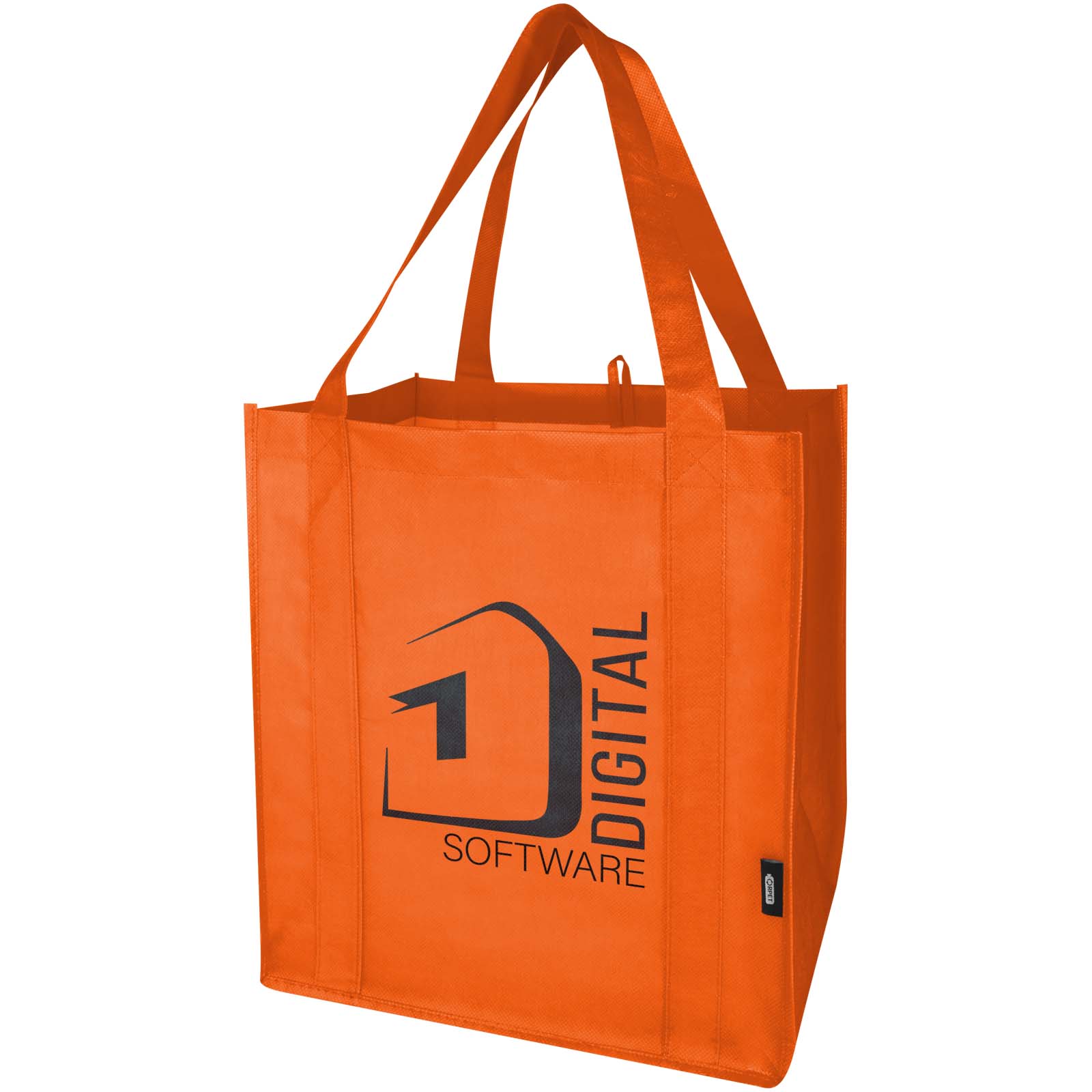 Sac shopping Liberty non tissé recyclé GRS avec fond rigide de 29L