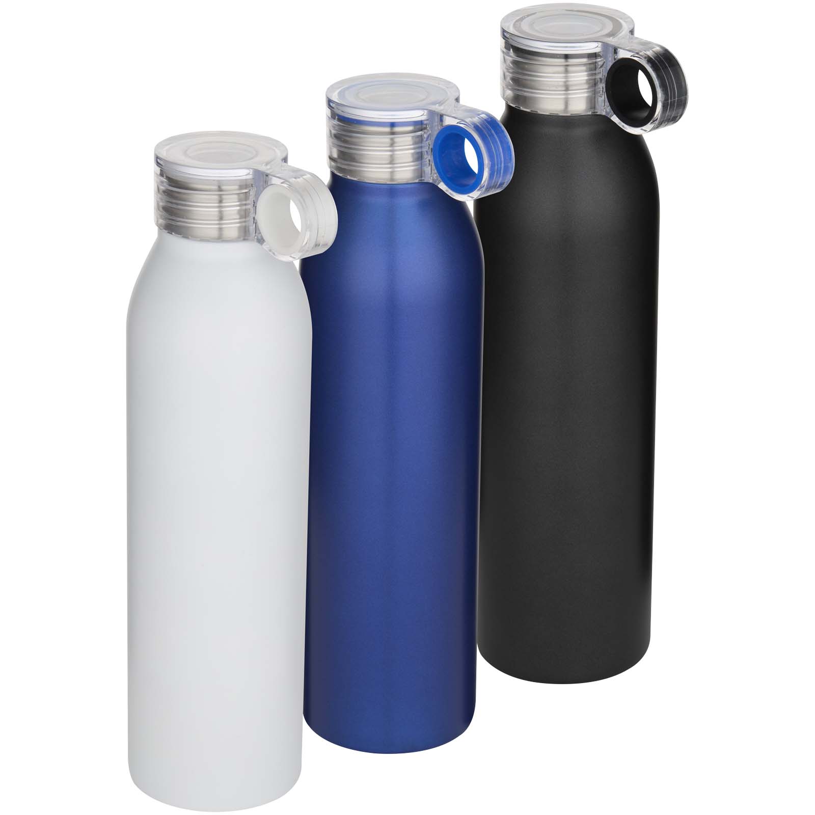 Bouteille d’eau Grom de 650 ml en acier inoxydable recyclé certifié RCS